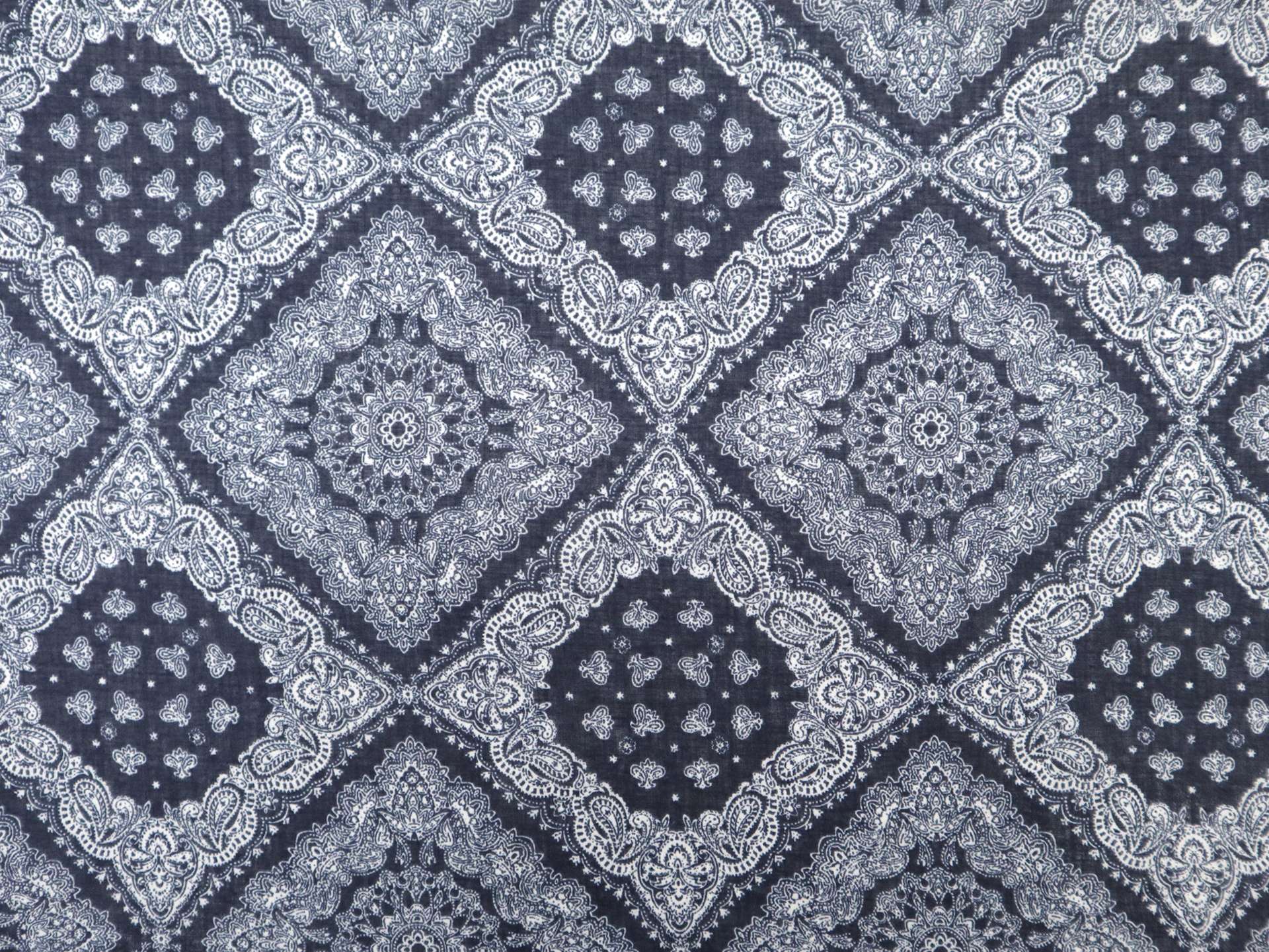 Japanese Cotton Voile with Paisley Print