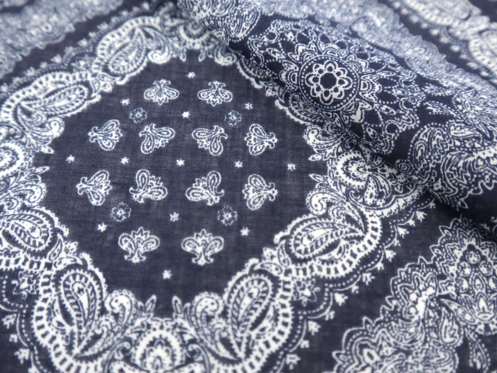 Japanese Cotton Voile with Paisley Print