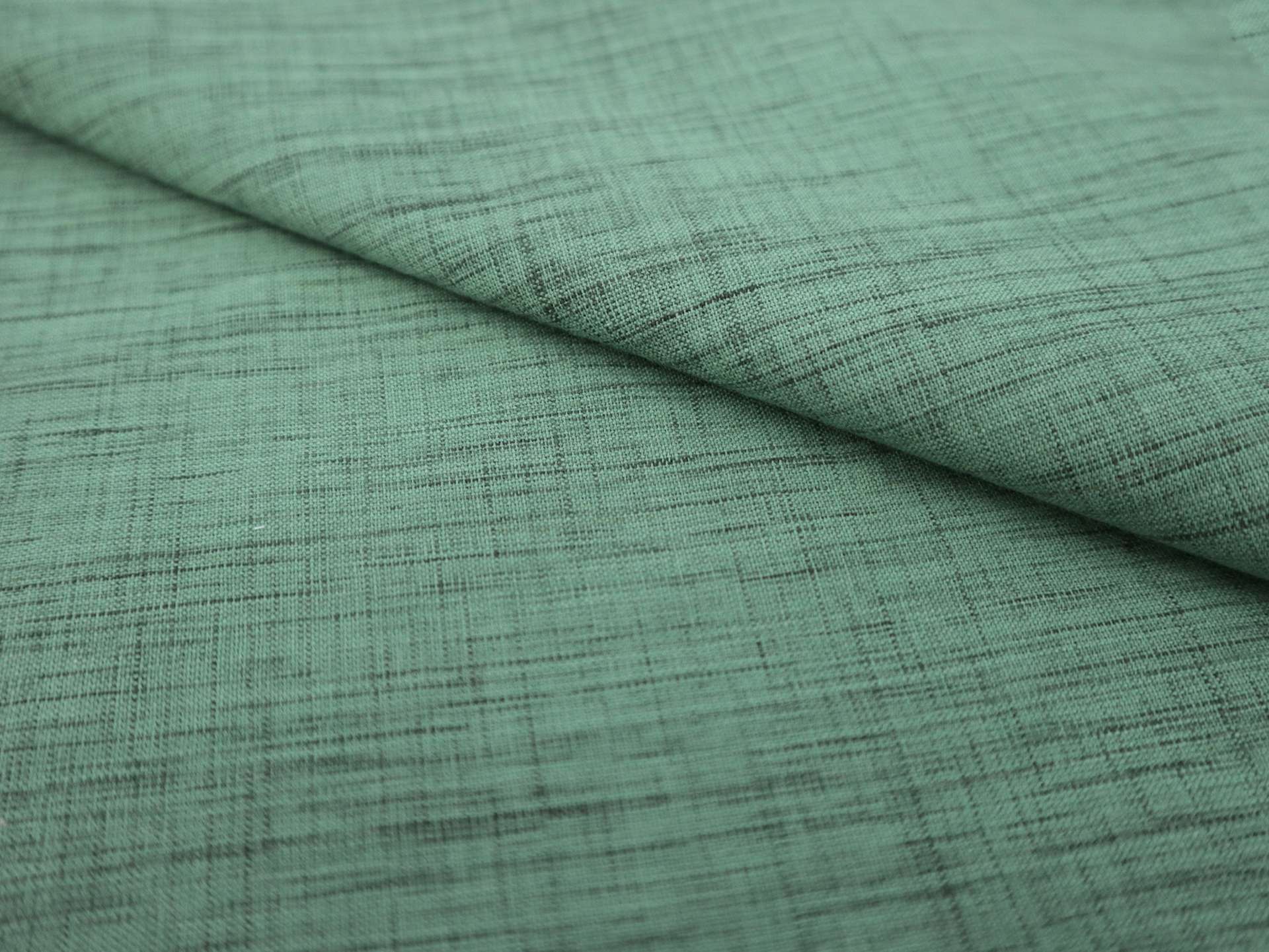 Yarn Dyed Cotton Novelty in Sea Green