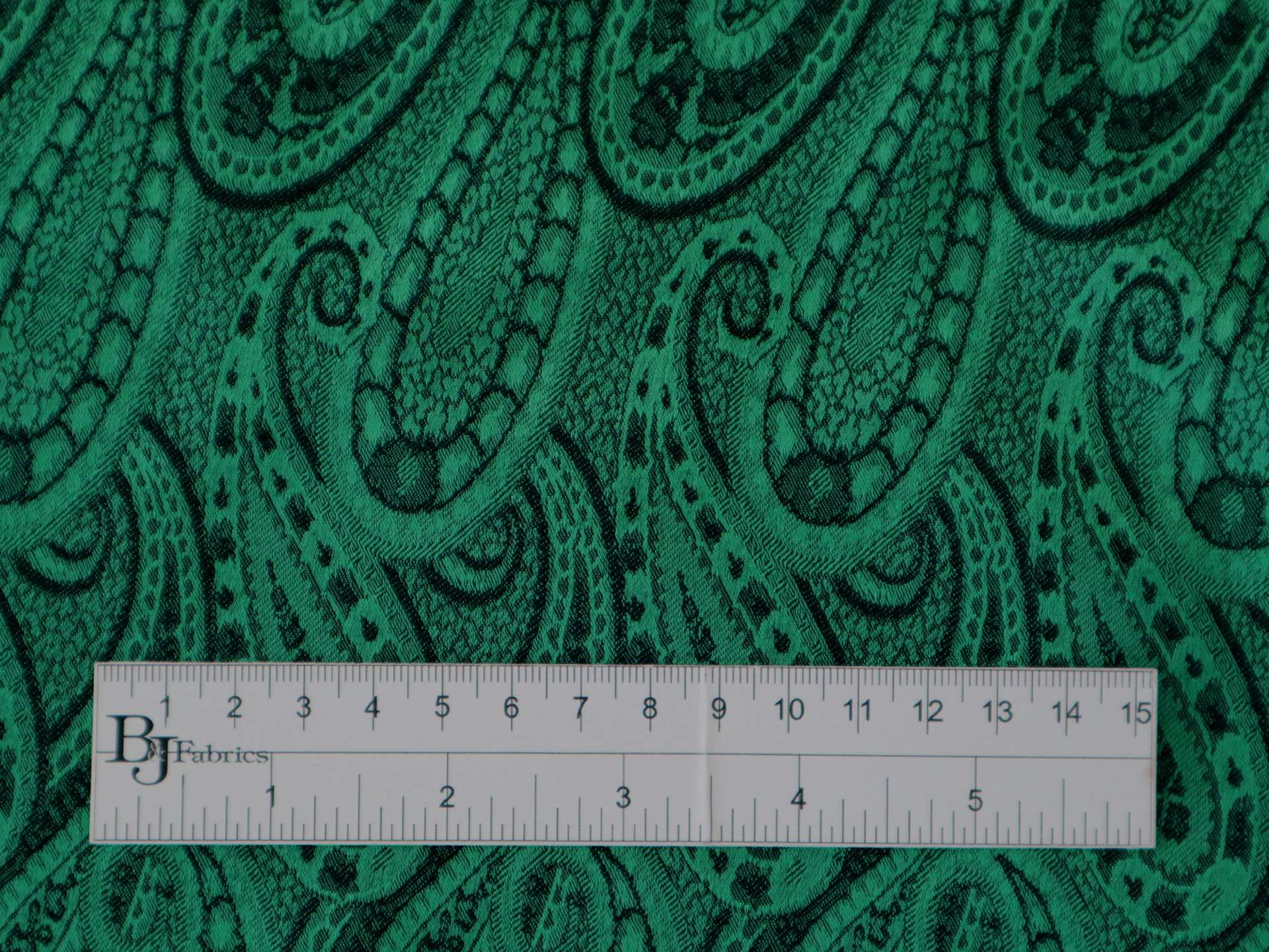 Silk and Wool Jacquard with Paisley Pattern