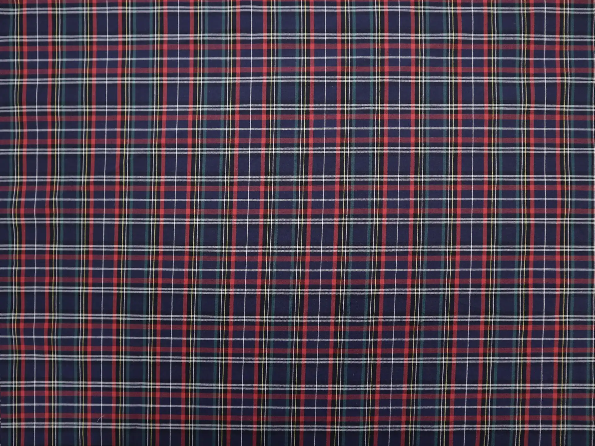 Pima Cotton Tartan Plaid in Navy