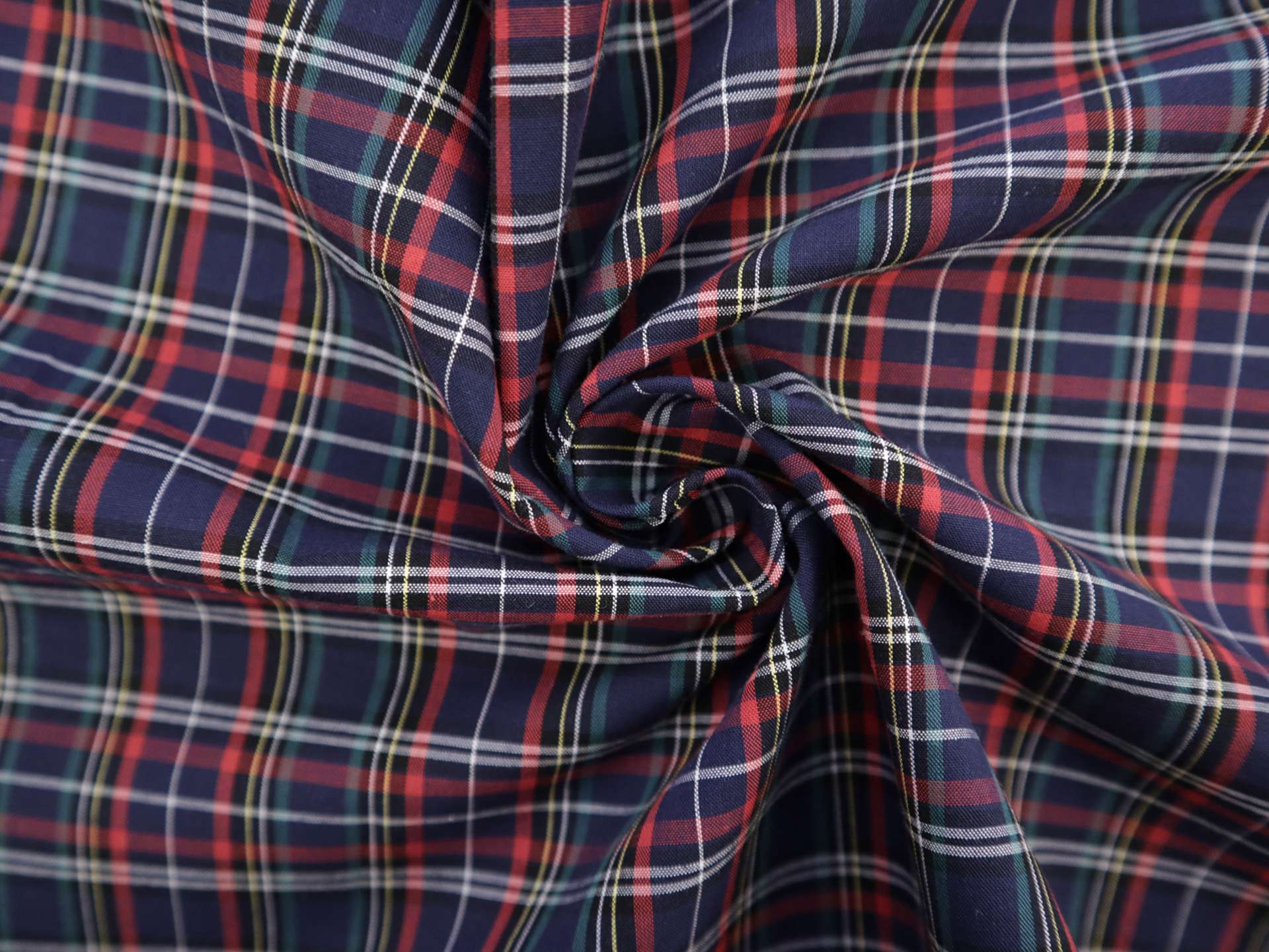 Pima Cotton Tartan Plaid in Navy
