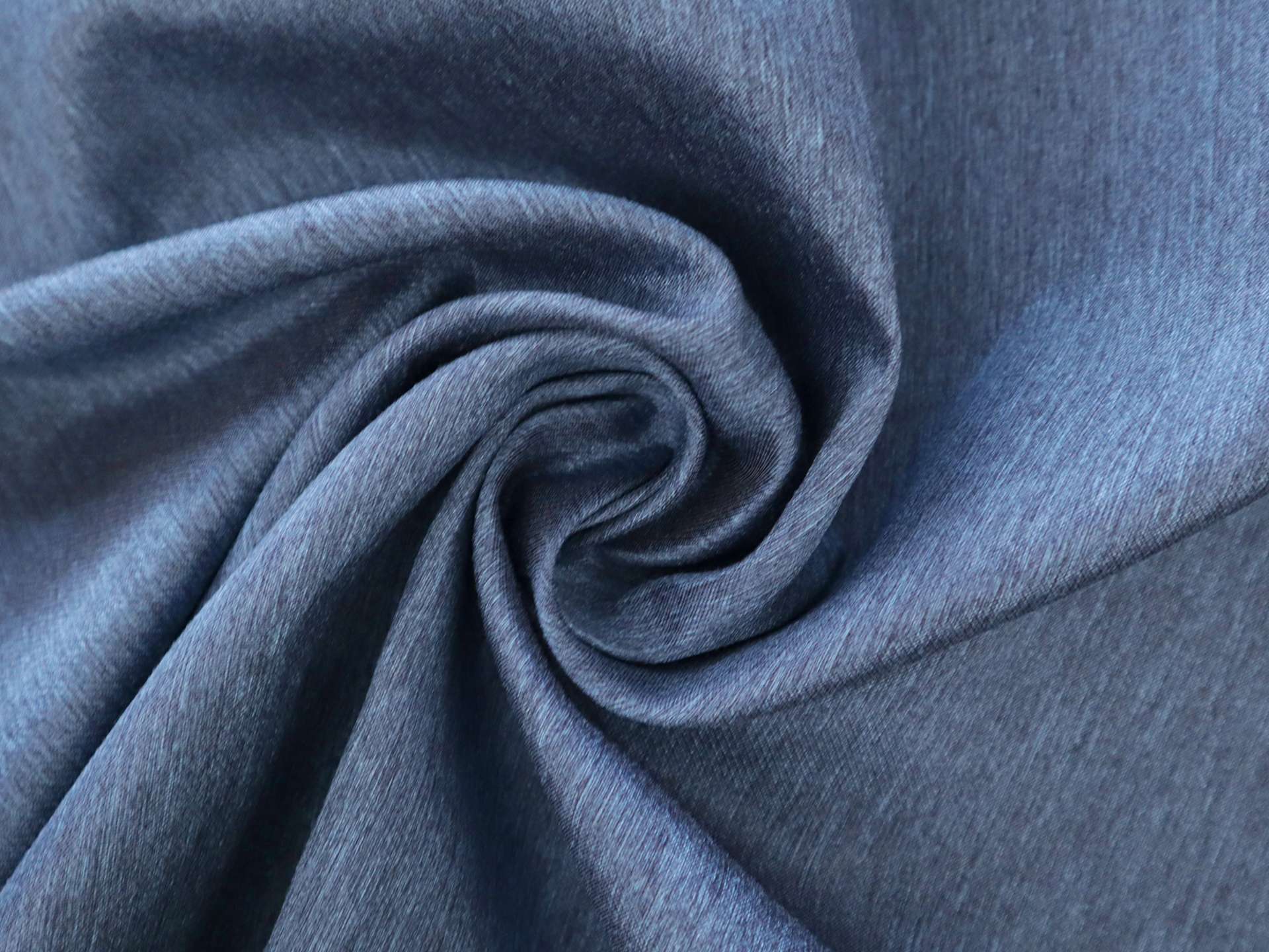 Silk Blend Zibeline in Denim Blue