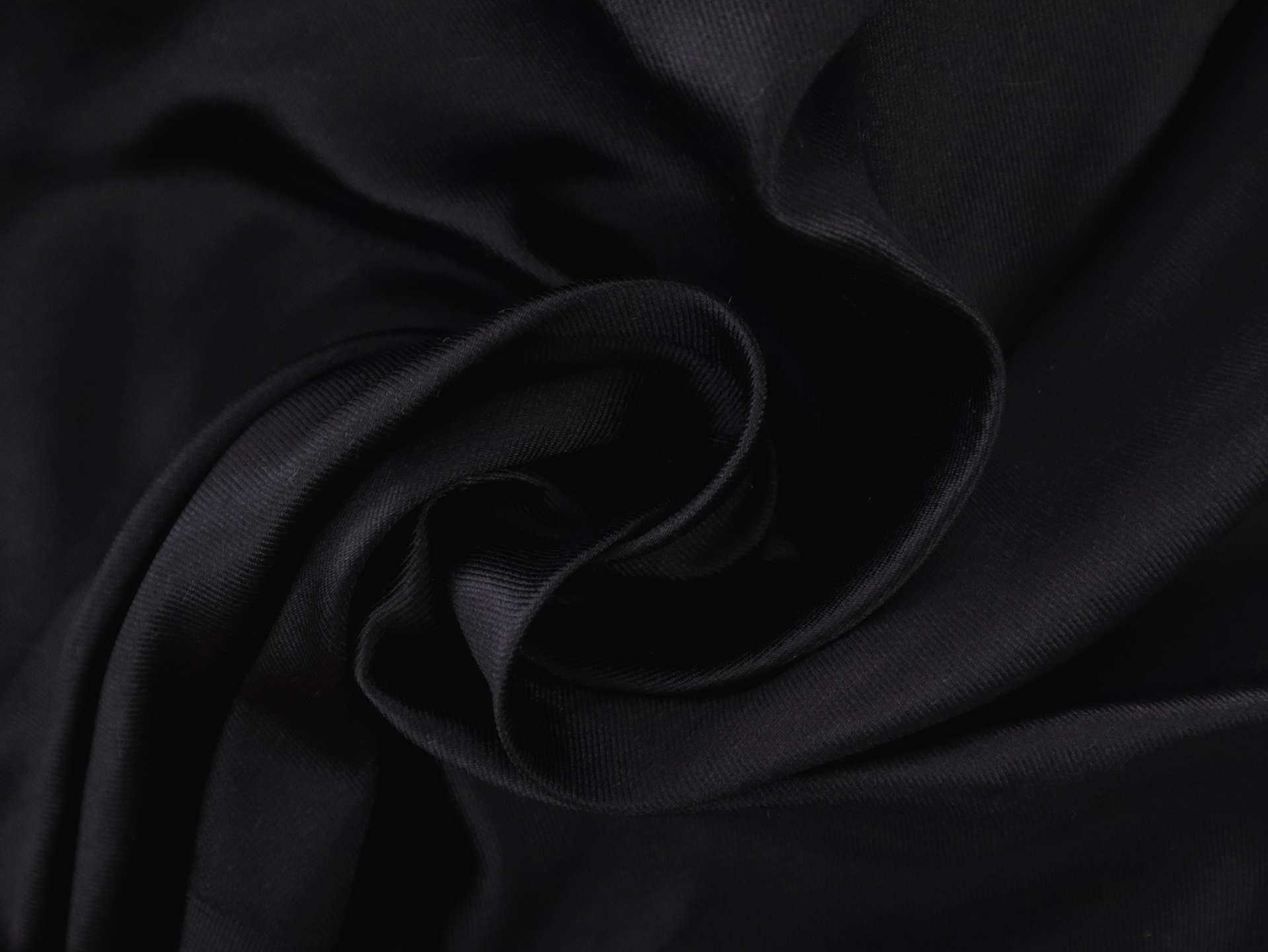Silk Zibeline in Black