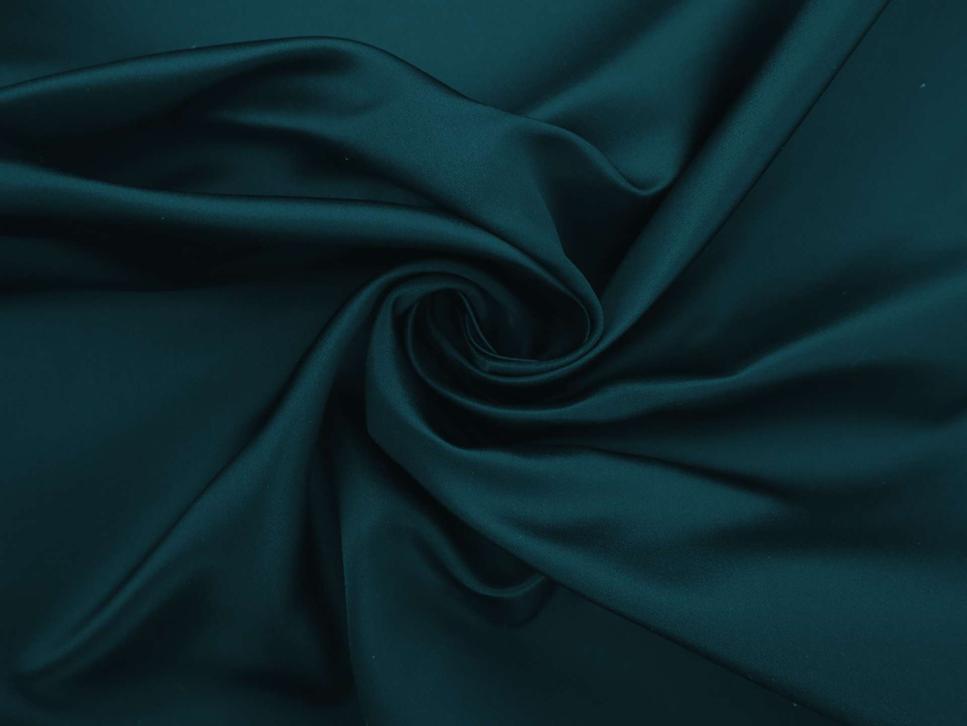 Italian Double Face Silk Satin in Teal
