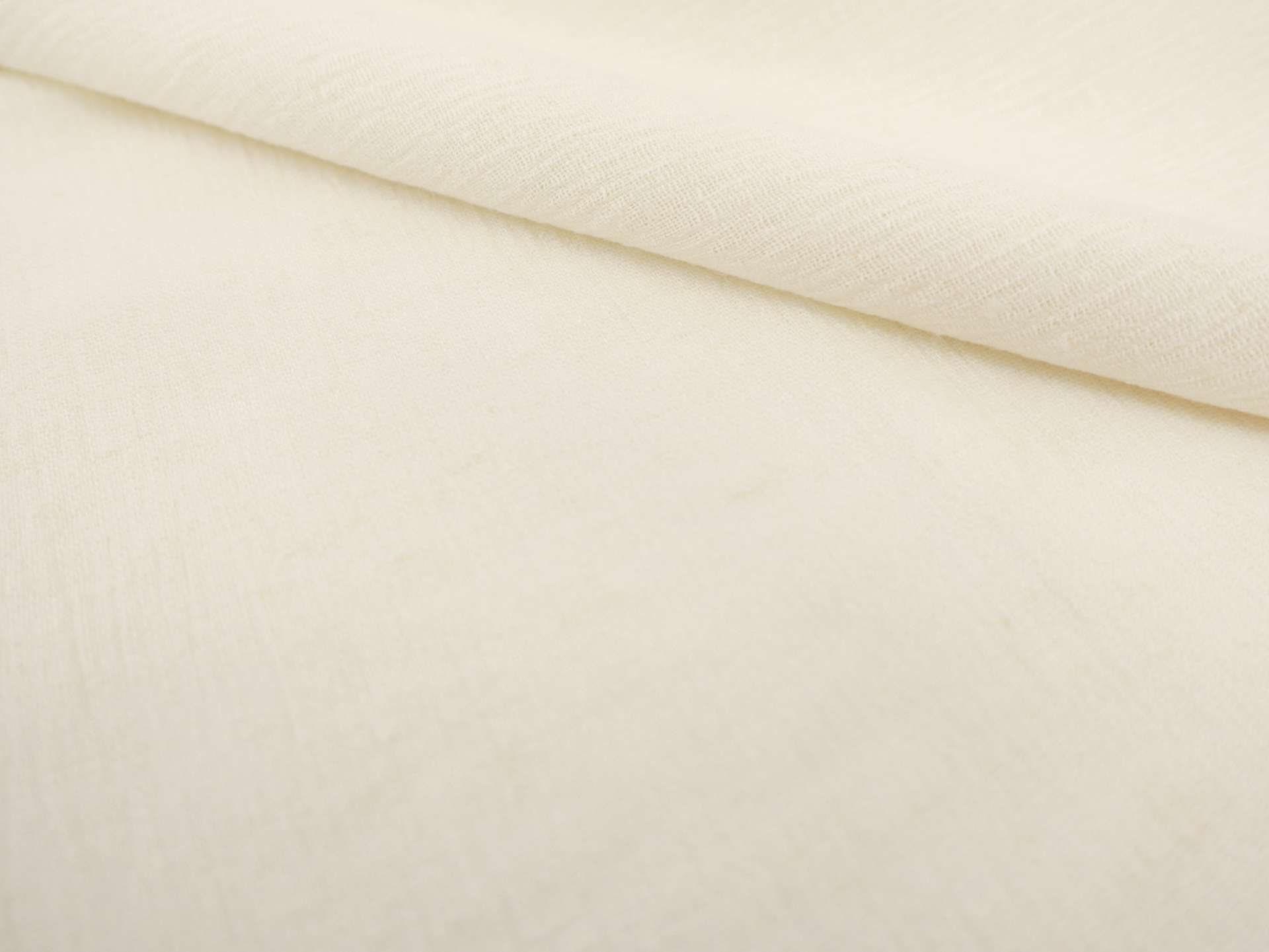 Linen & Rayon Crinkle Gauze in Ecru