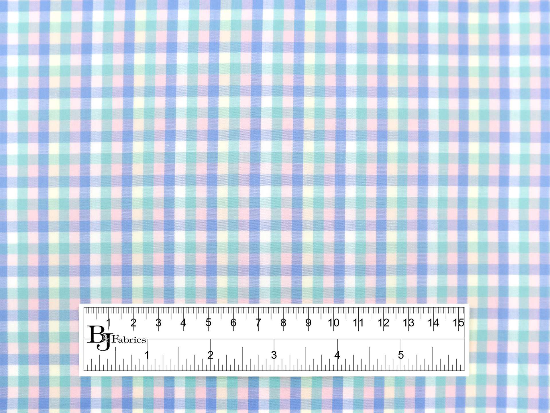 Cotton Gingham in Pastels 