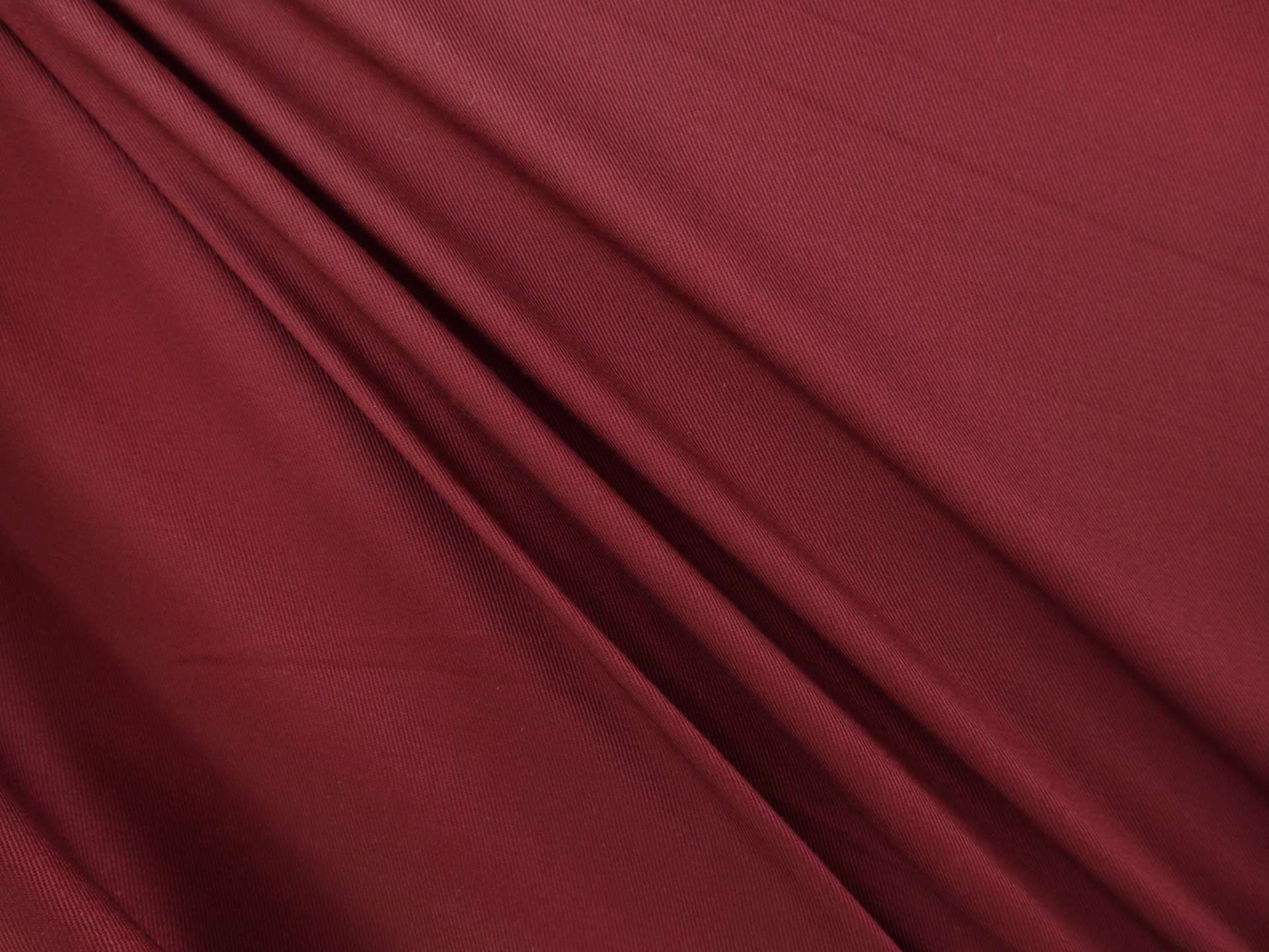 Stretch Cotton Chino Twill in Cardinal 