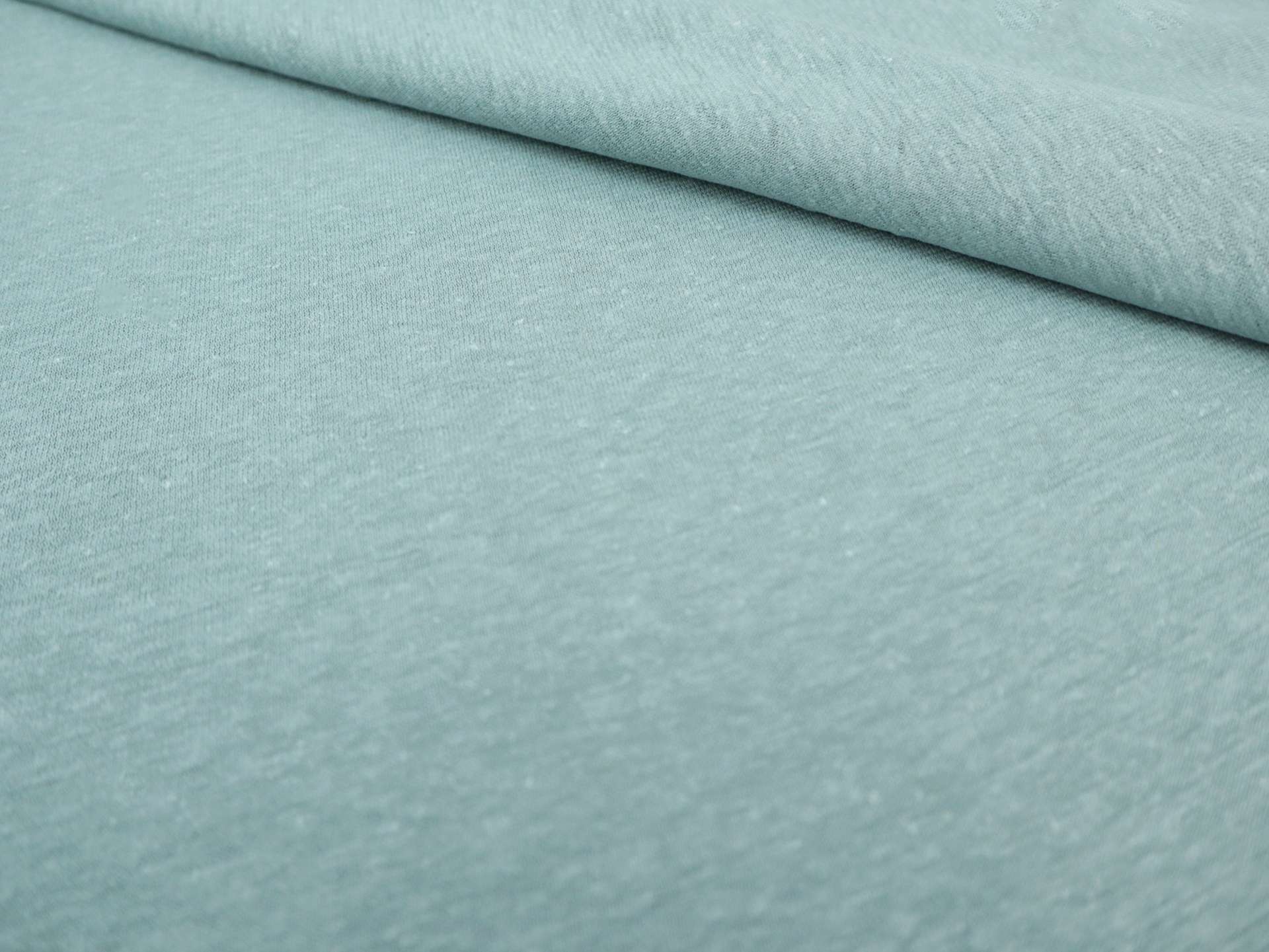 Organic Hemp & Cotton Jersey in Mineral Blue