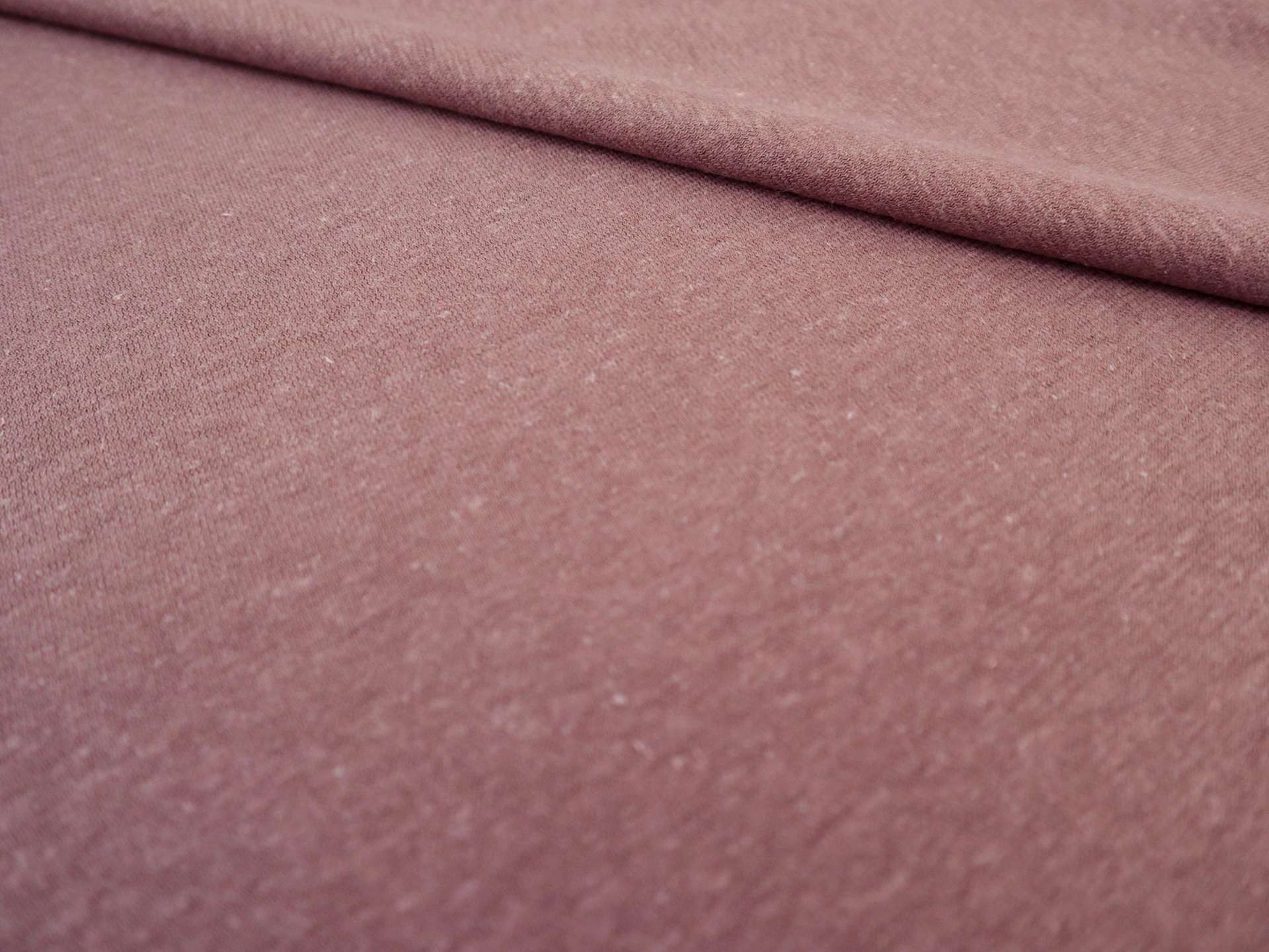 Organic Hemp & Cotton Jersey in Rose Brown