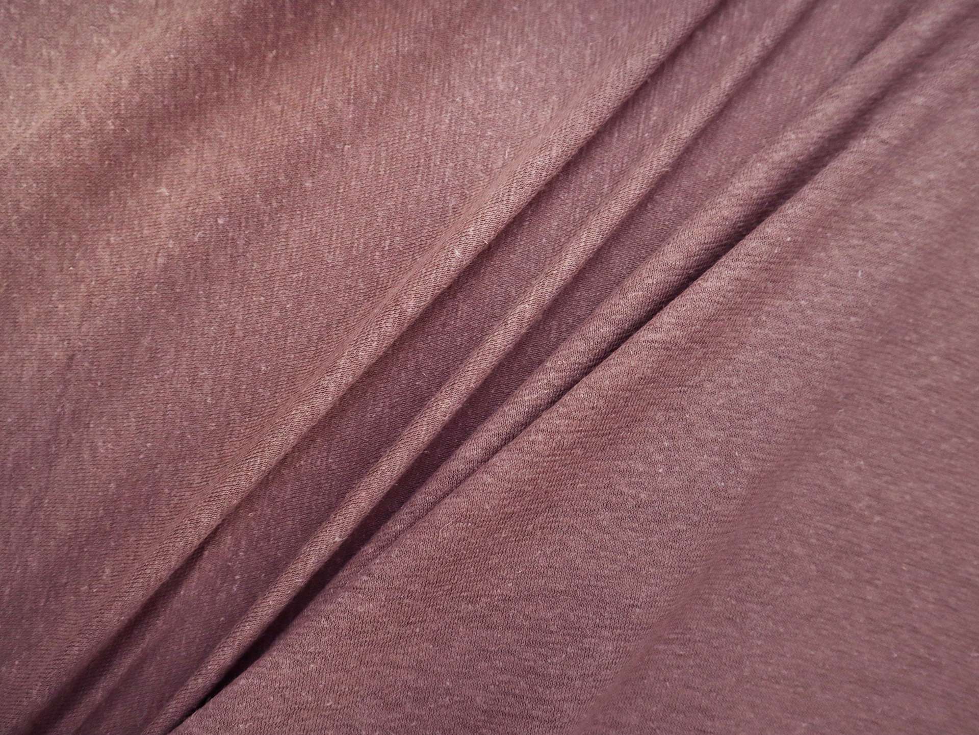Organic Hemp & Cotton Jersey in Rose Brown