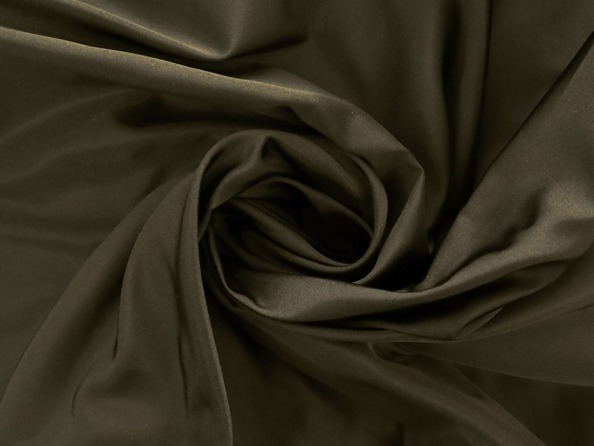 Iridescent Silk Peau d'Ange in Midnight Green
