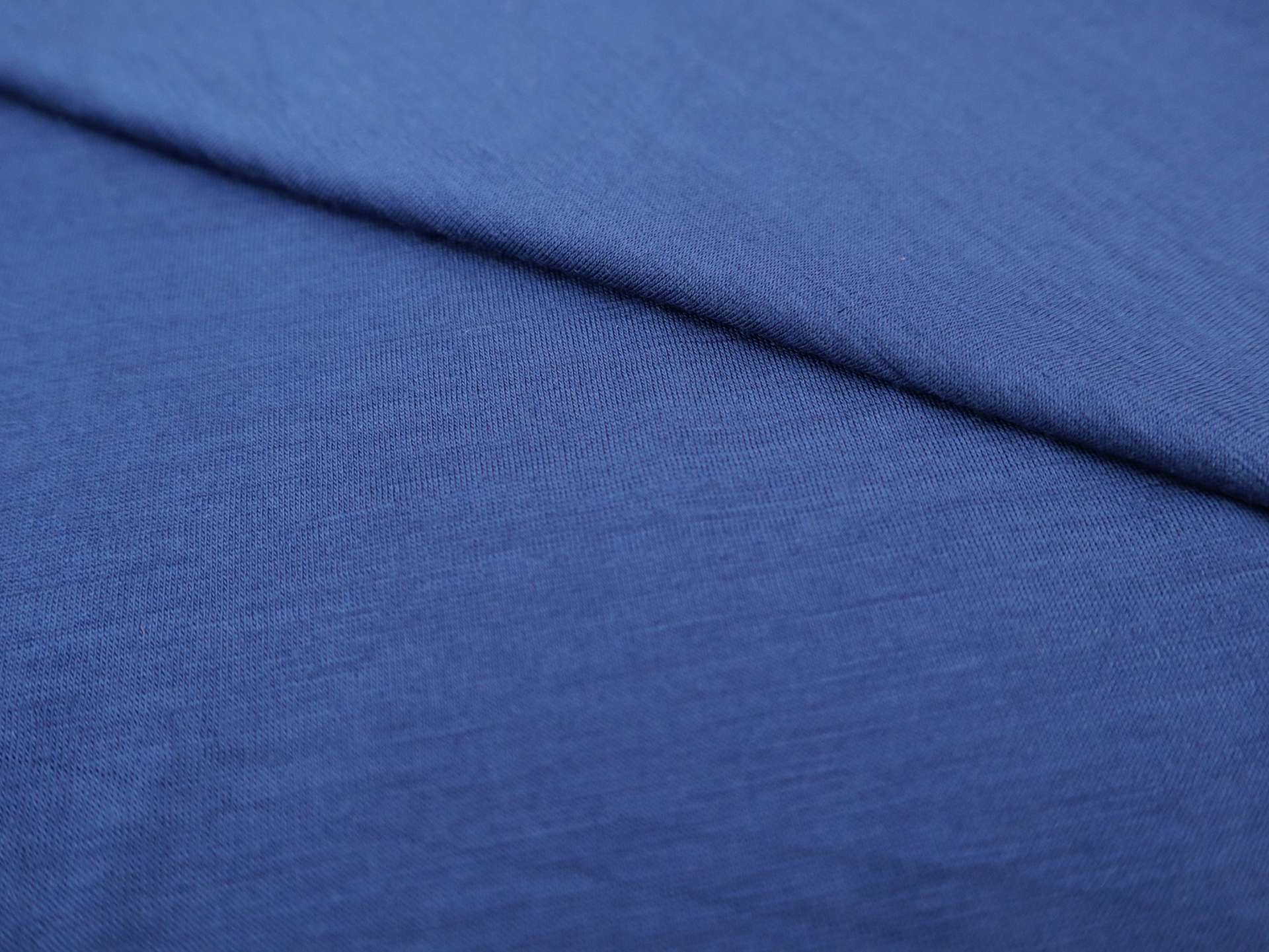 Super Fine Merino Wool Jersey in Twilight Blue