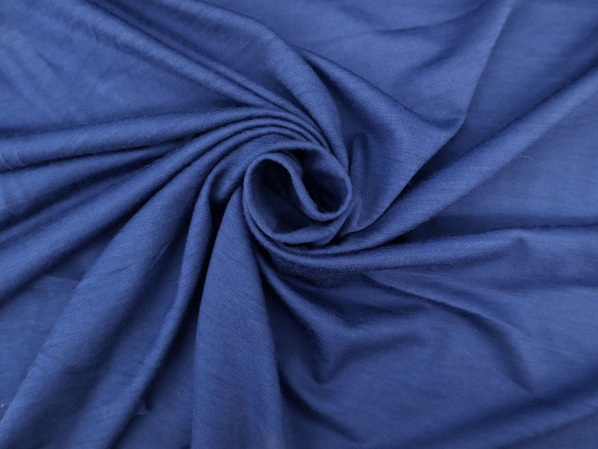 Super Fine Merino Wool Jersey in Twilight Blue