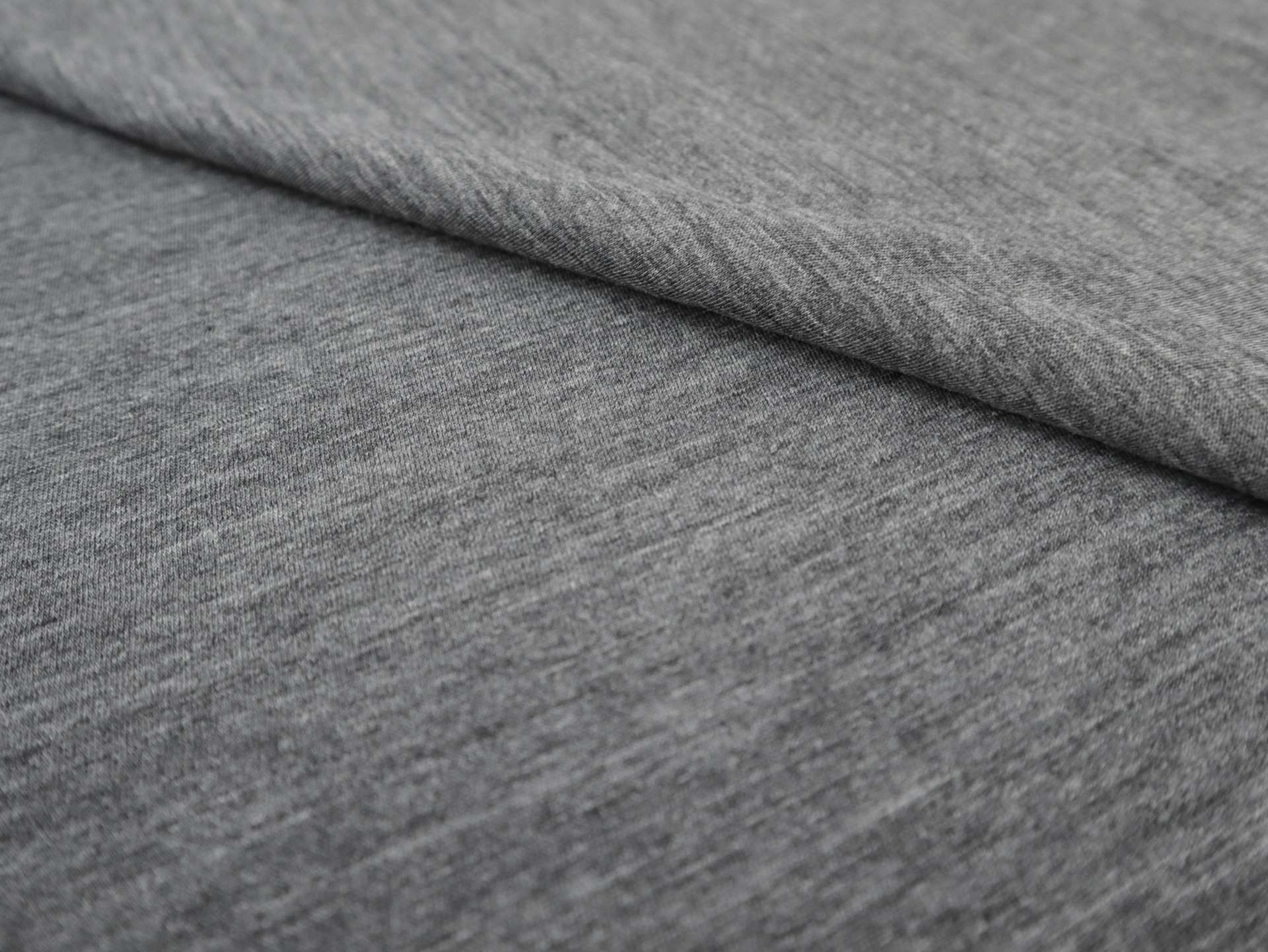 Super Fine Merino Wool Jersey in Charcoal