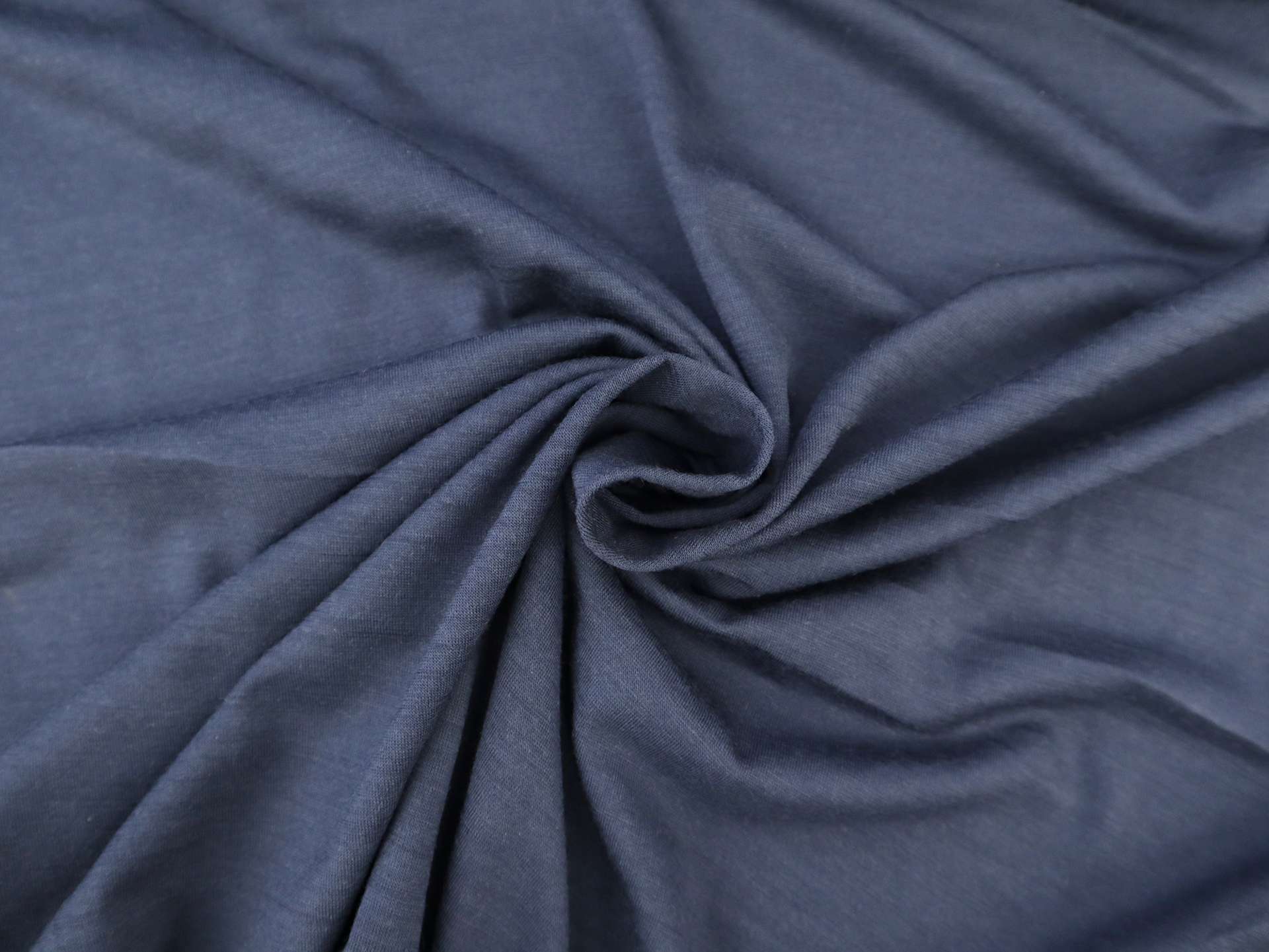 Super Fine Merino Wool Jersey in Midnight Navy