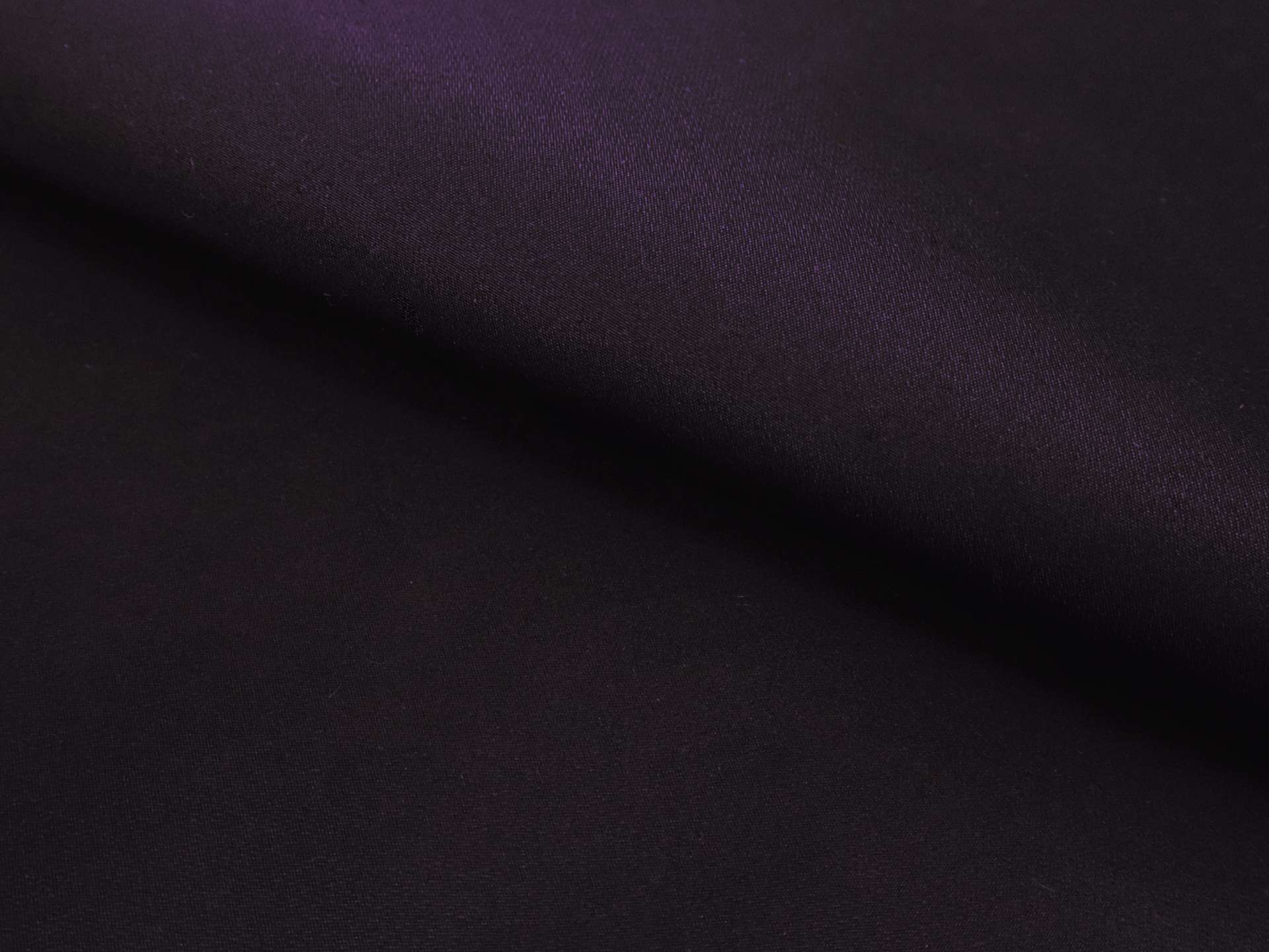 Iridescent Pure Silk Peau d'Ange in Black and Purple