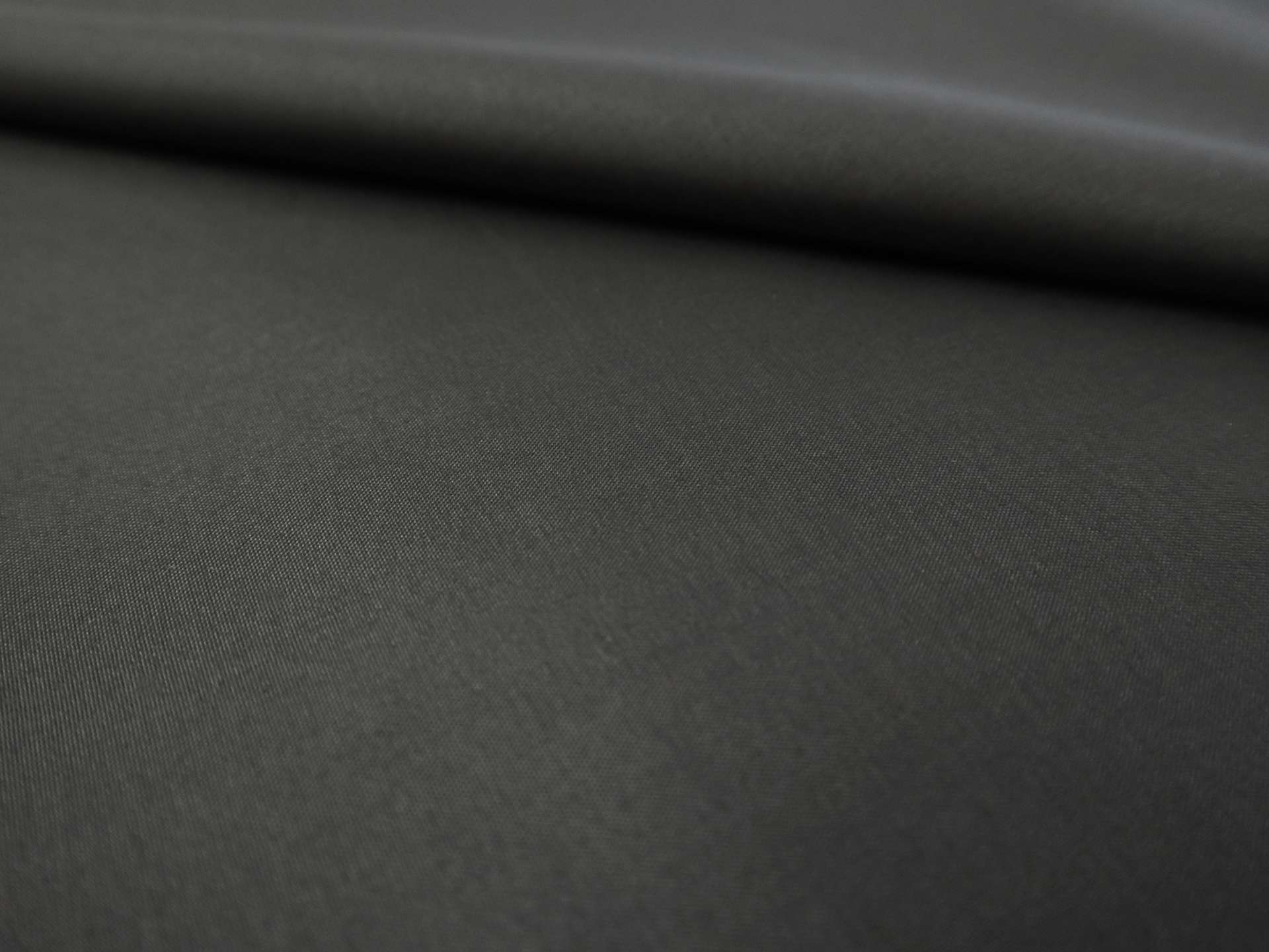French Polyester Blackout Lining in Black