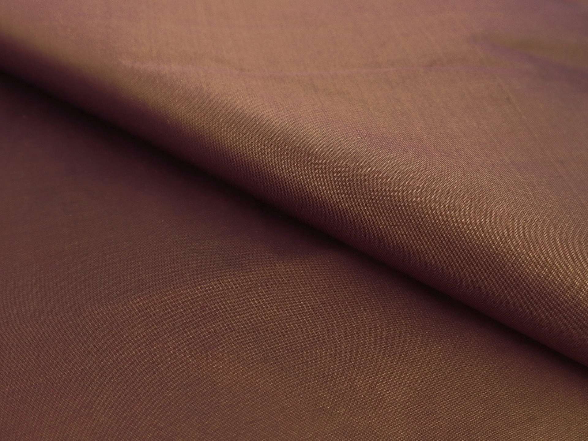 Pure Silk Tri-Color Taffeta in Light Brown
