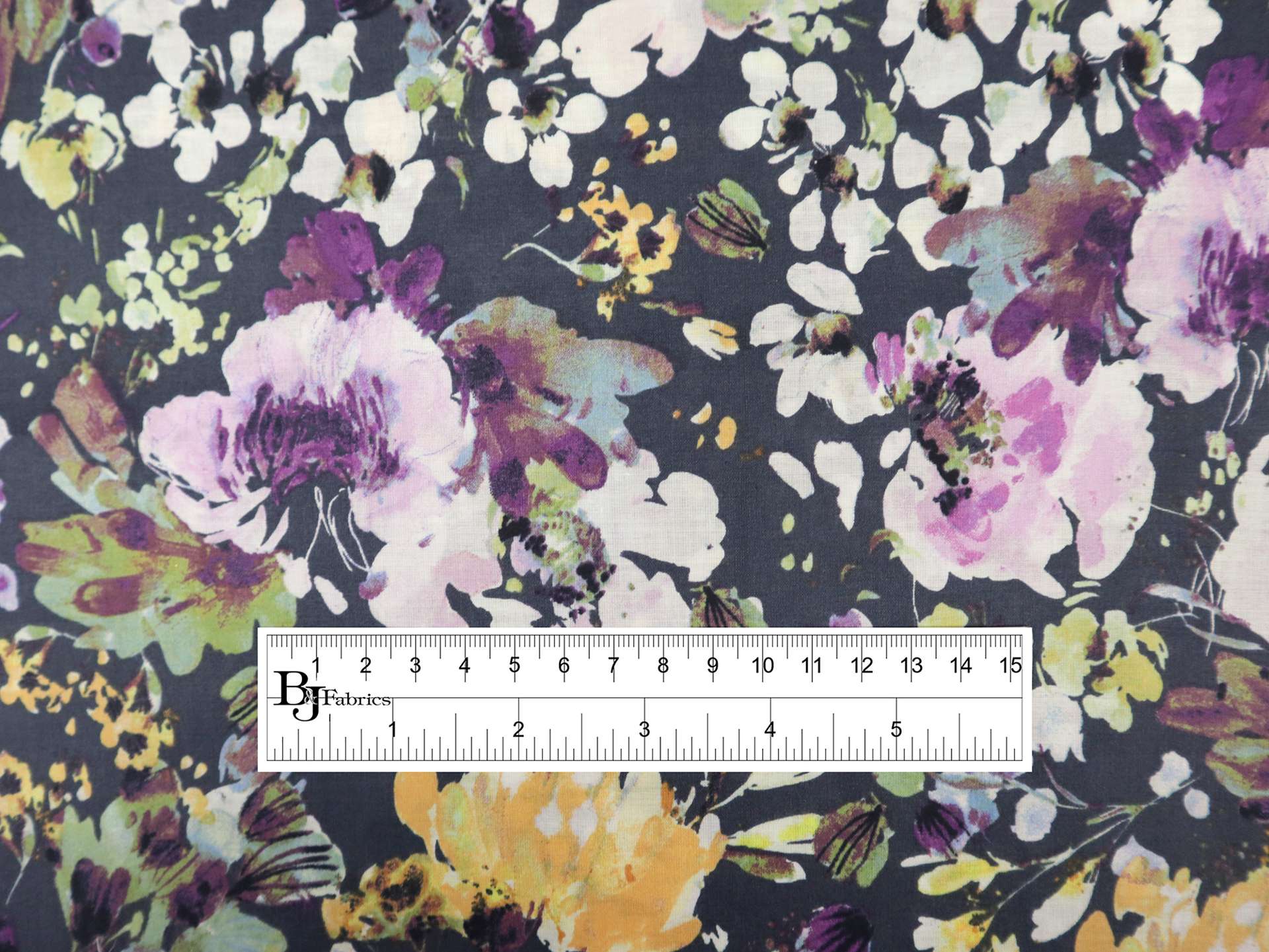Cotton Lawn Abstract Floral Print
