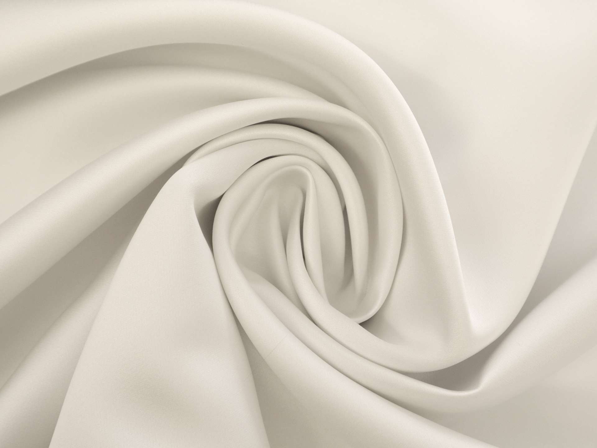 Polyester Double Face Twill Back Satin in White