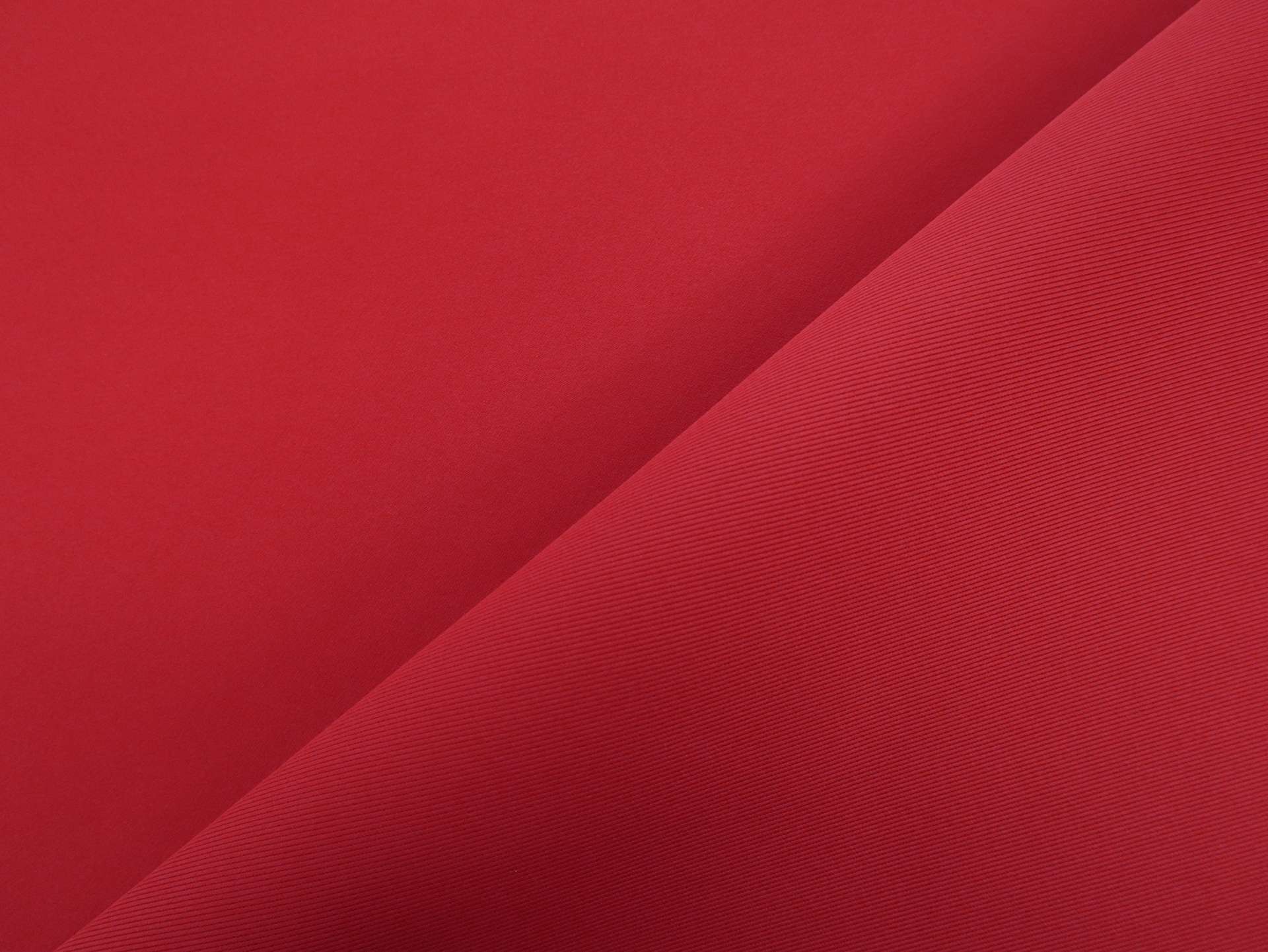 Polyester Double Face Twill Back Satin in Red
