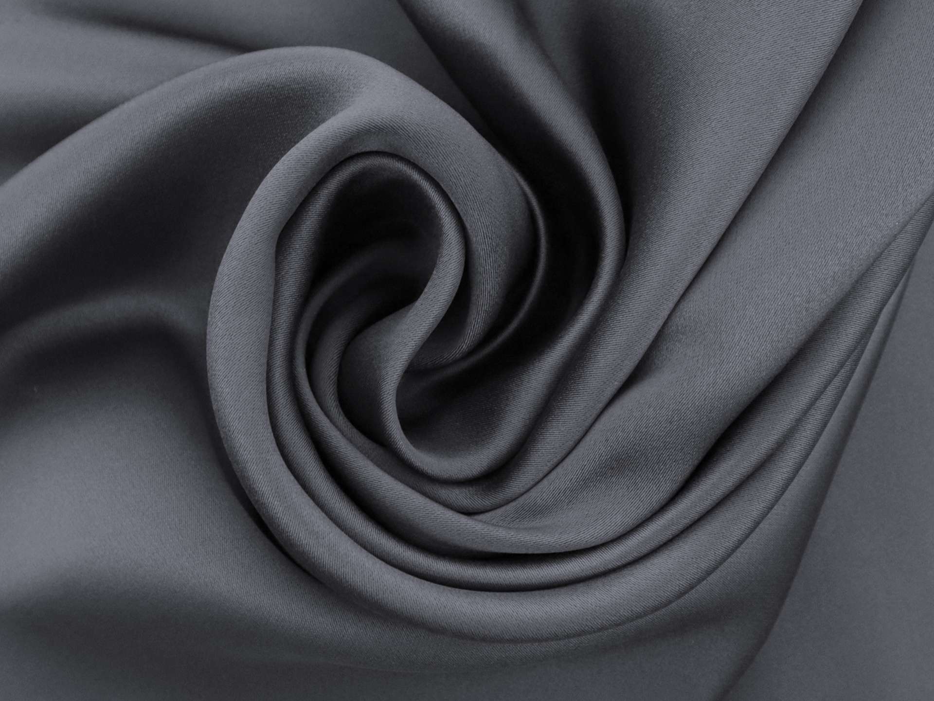 Polyester Double Face Twill Back Satin in Slate