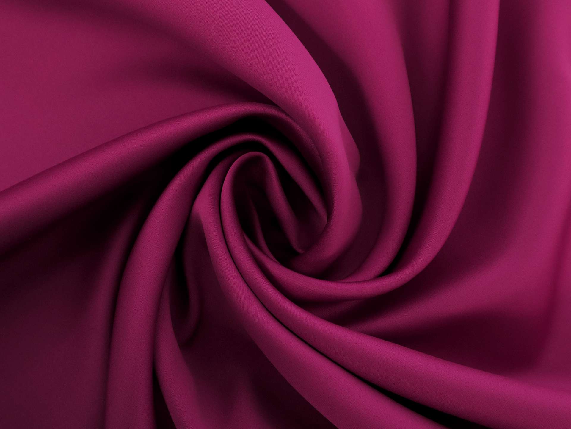 Polyester Double Face Twill Back Satin in Magenta