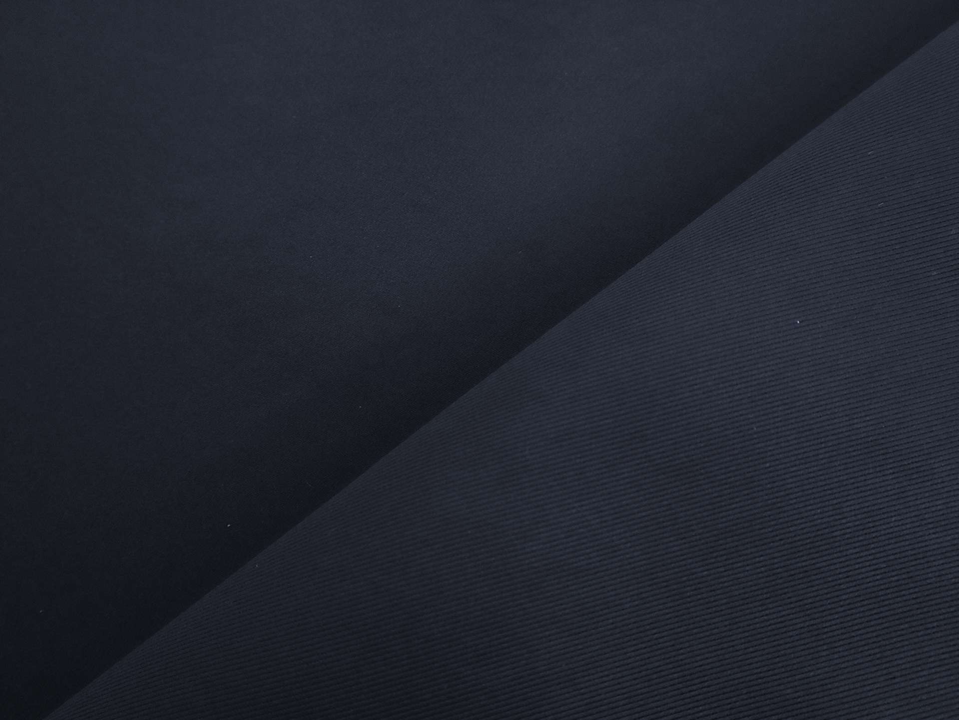 Polyester Double Face Twill Back Satin in Navy