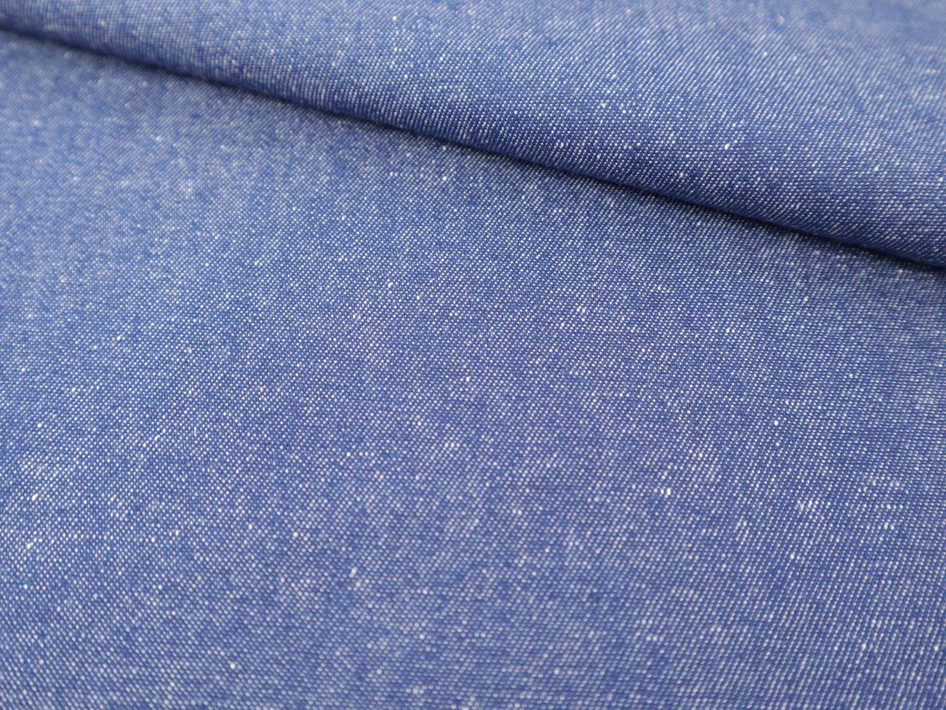 Soft Finish Cotton Denim in Dark Blue