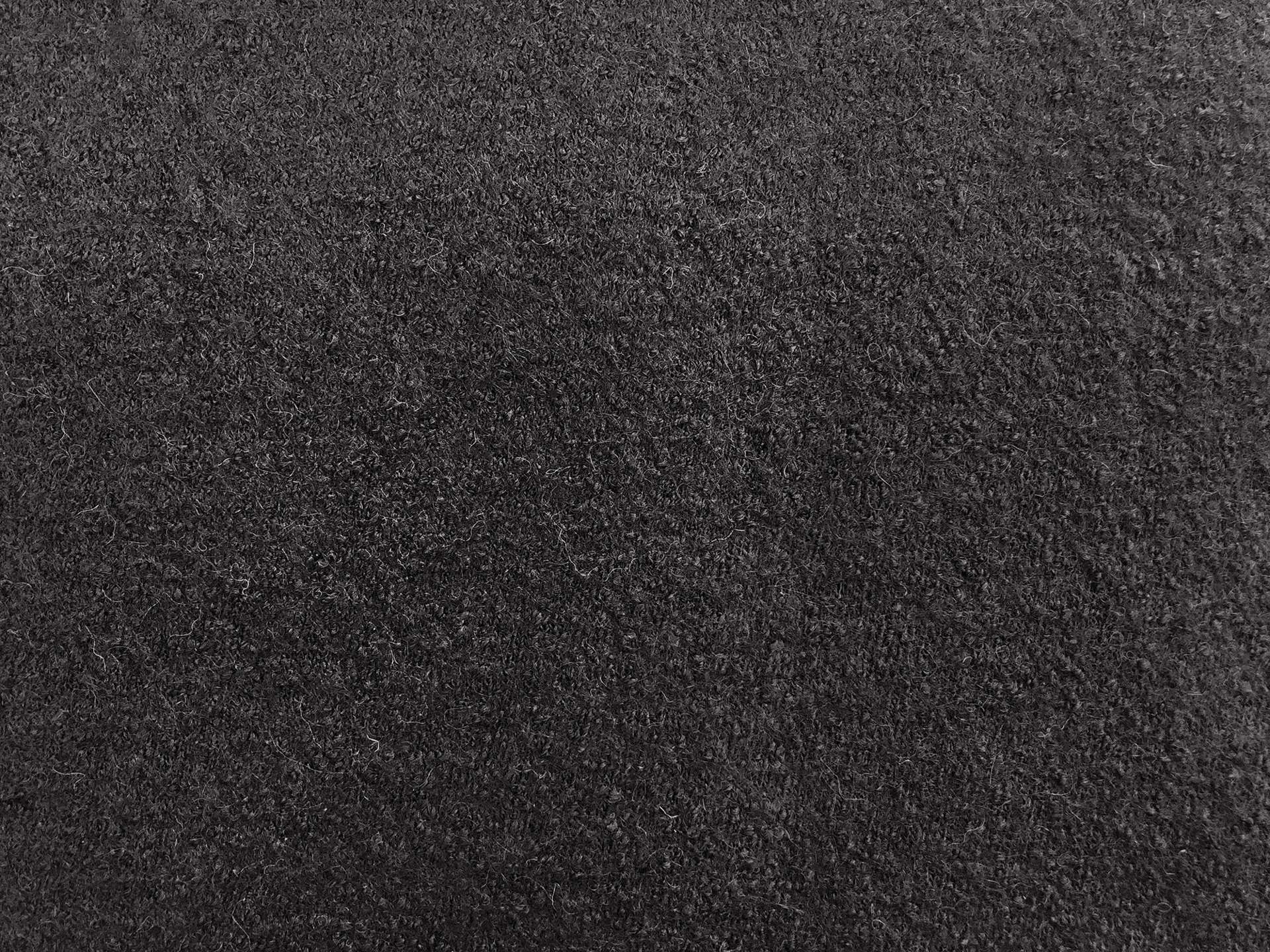 Boiled Wool Blend Knit in Dark Grey