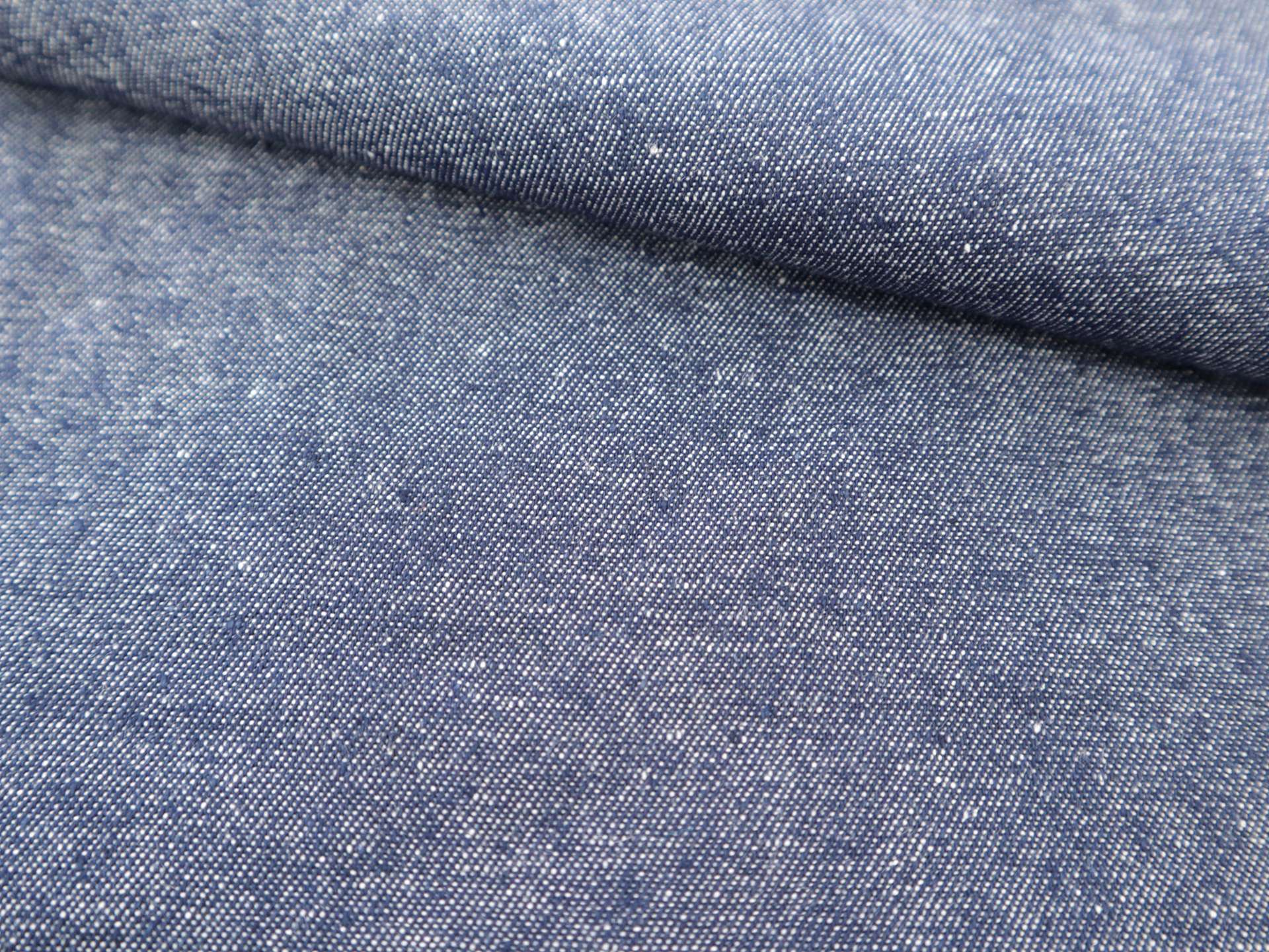 Soft Finish Cotton Denim in Navy