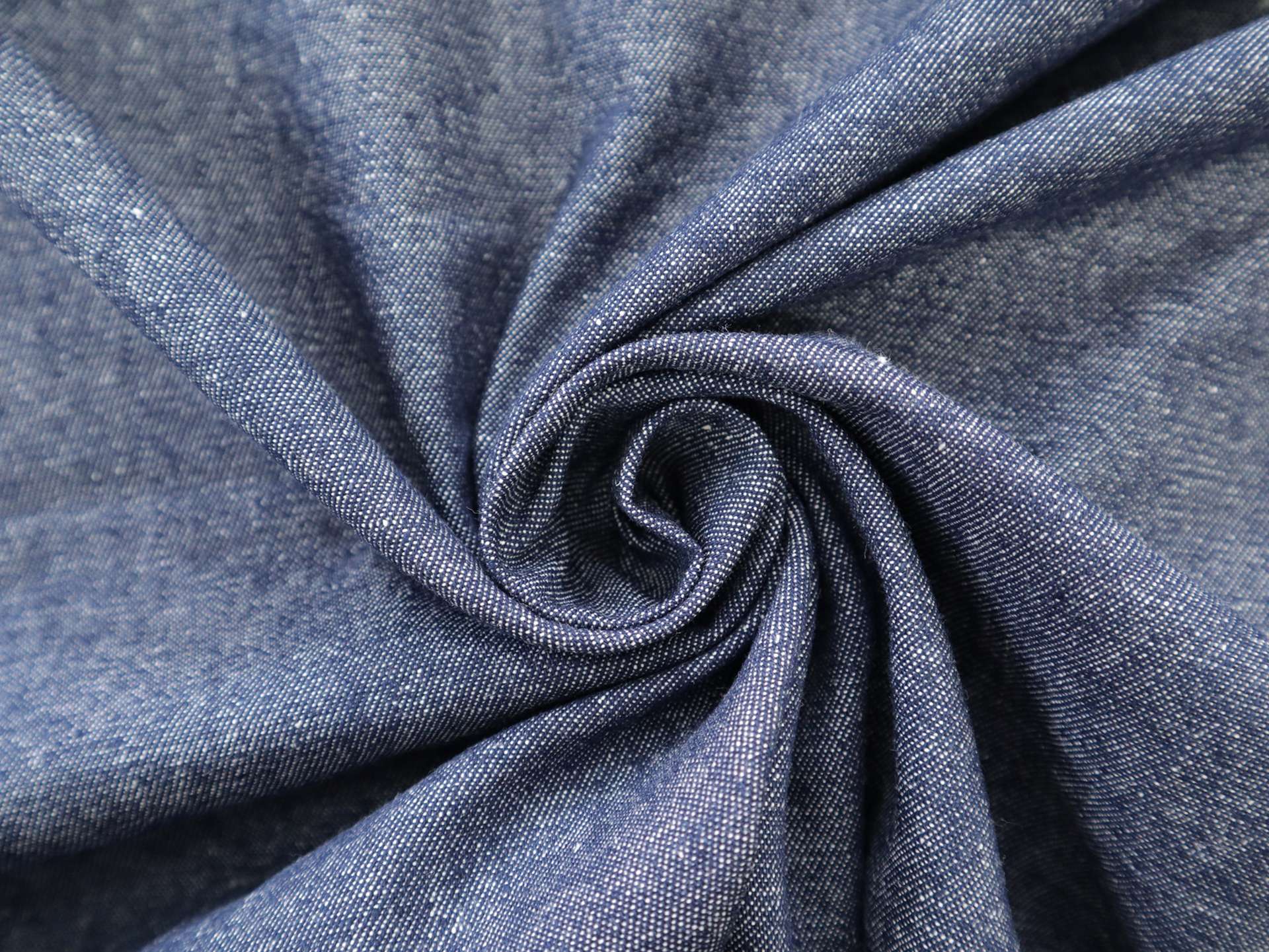 Soft Finish Cotton Denim in Navy