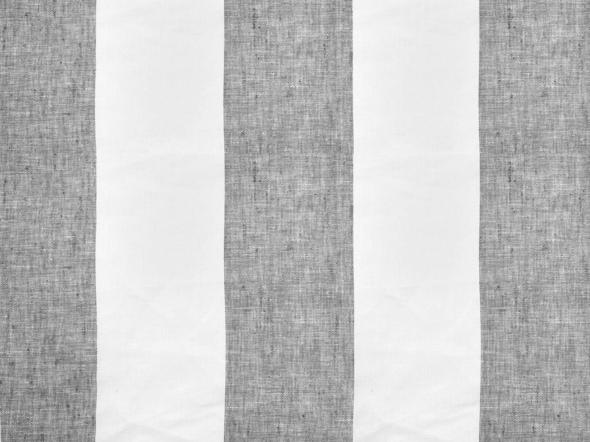 Linen Upholstery Stripe in Smoke Grey