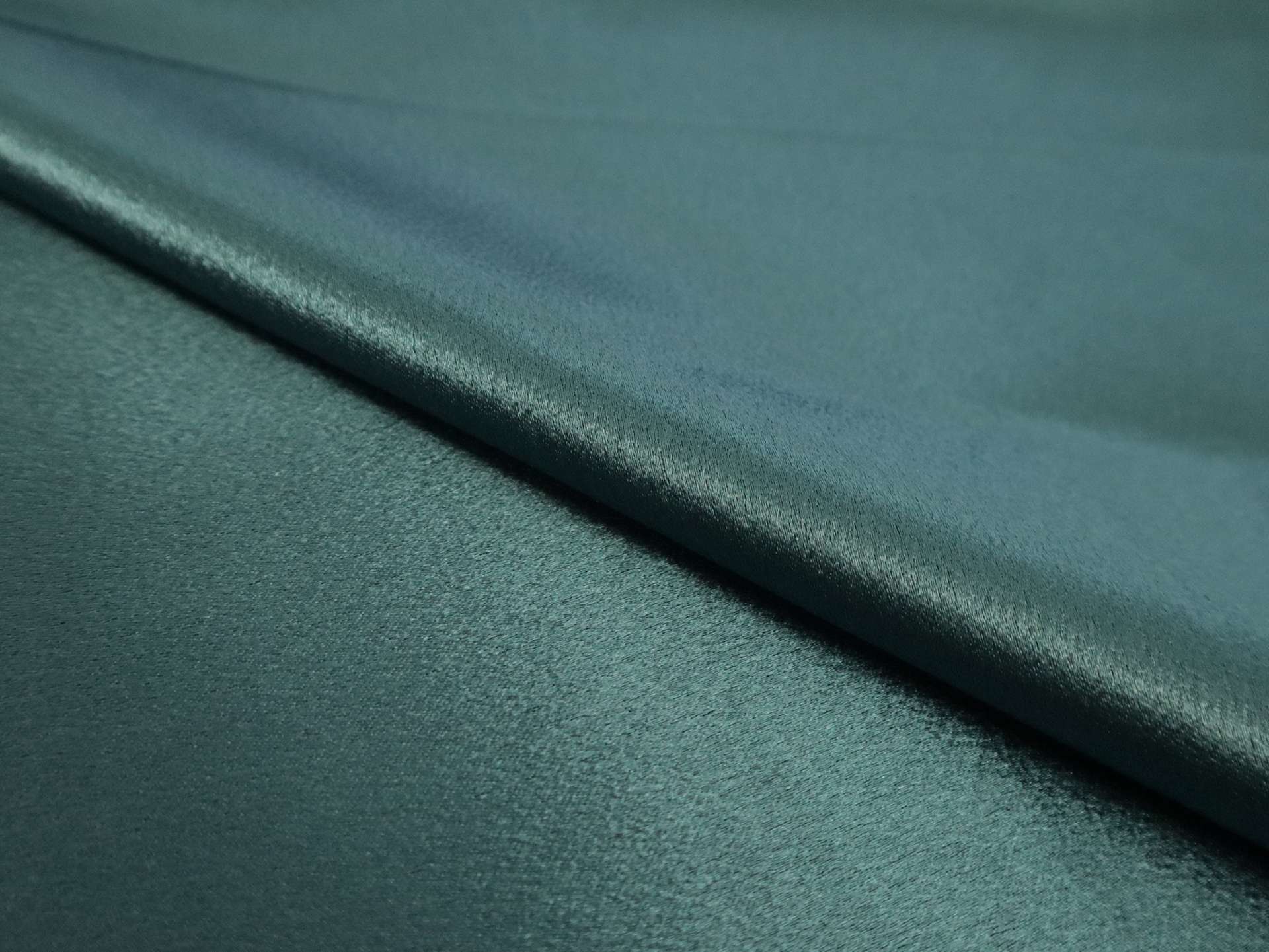 Polyester Crepe Back Satin in Deep Turquoise