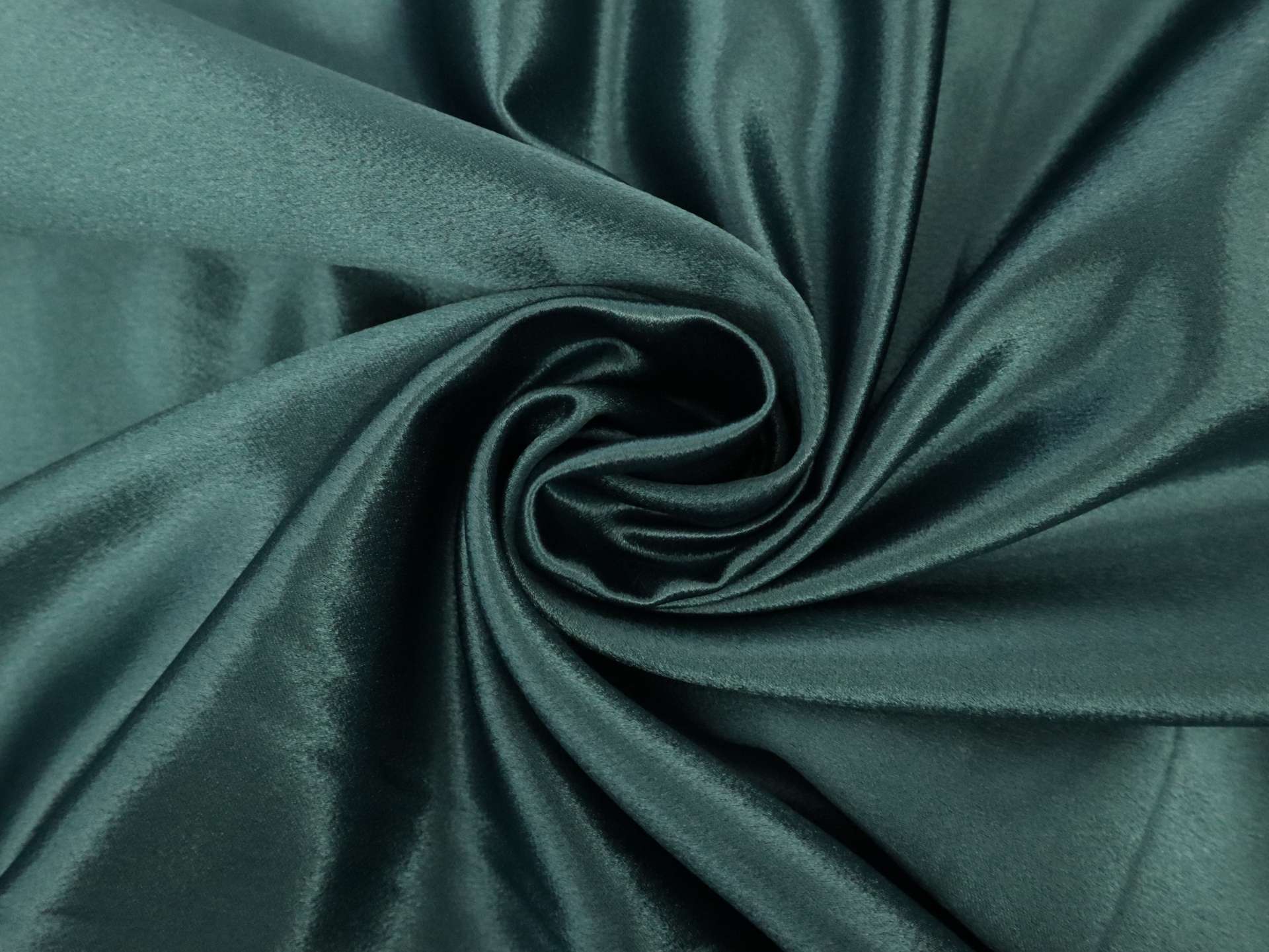 Polyester Crepe Back Satin in Deep Turquoise