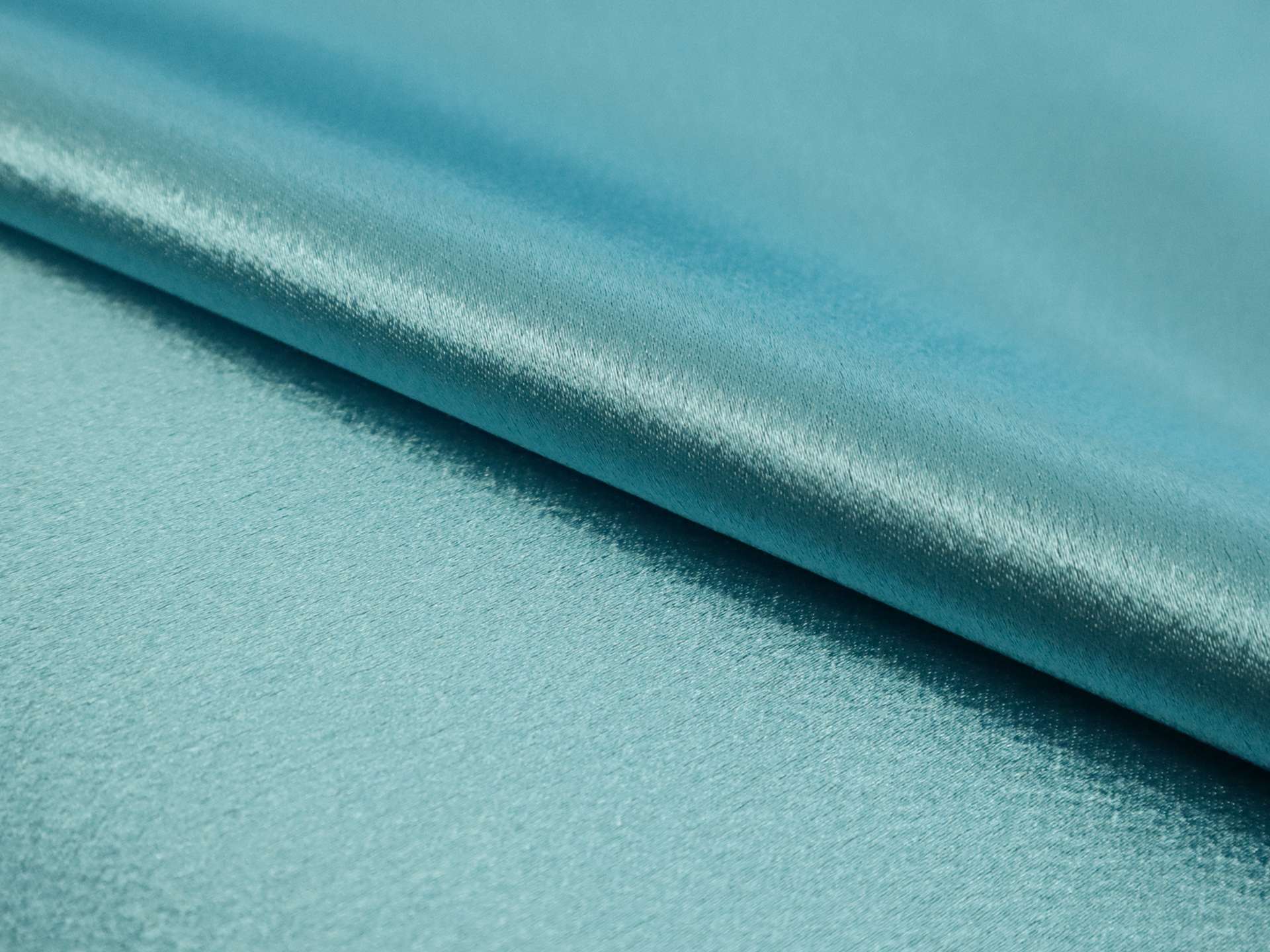 Polyester Crepe Back Satin in Turquoise