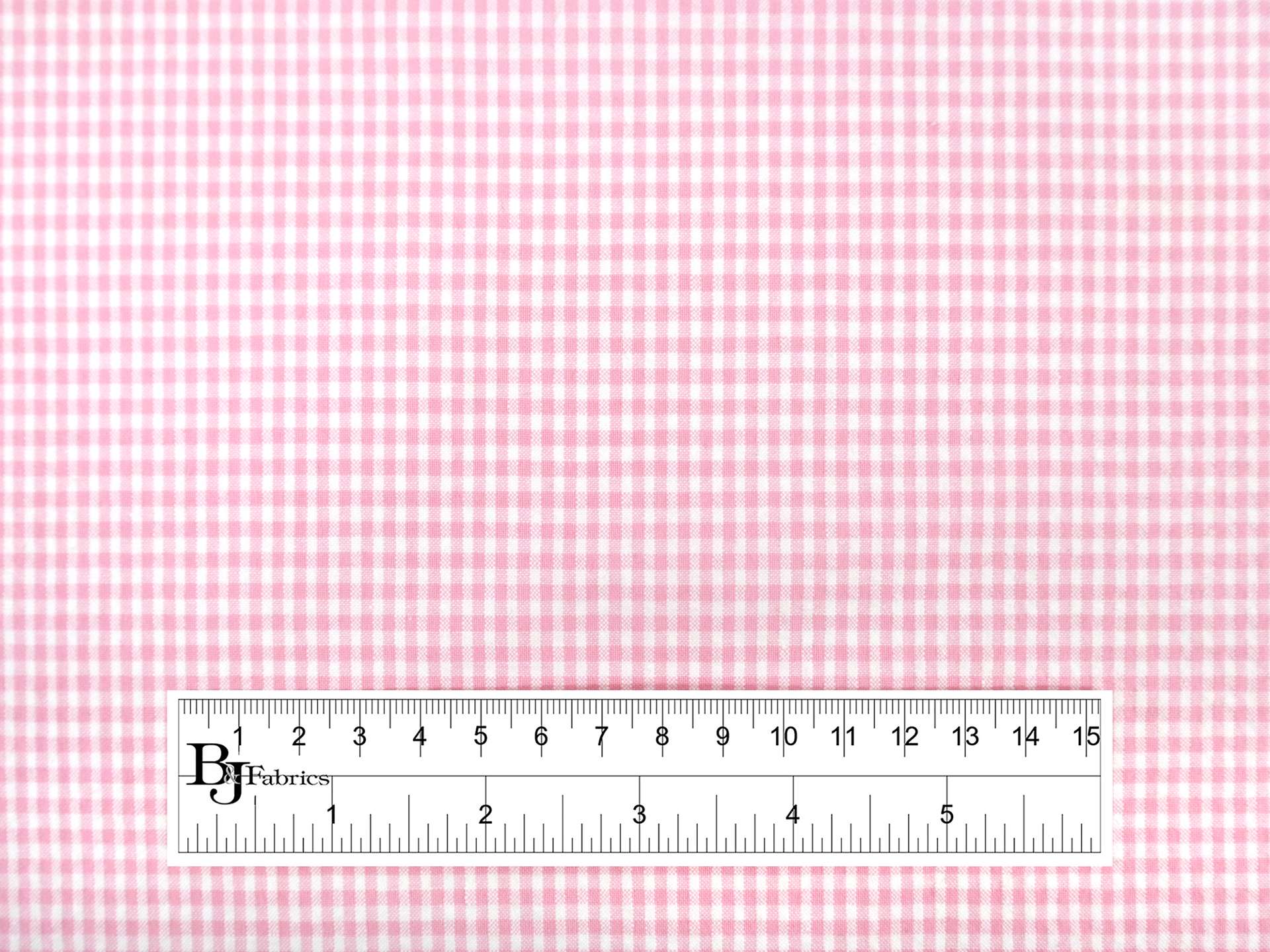 1/8" Cotton Seersucker Check in Pink