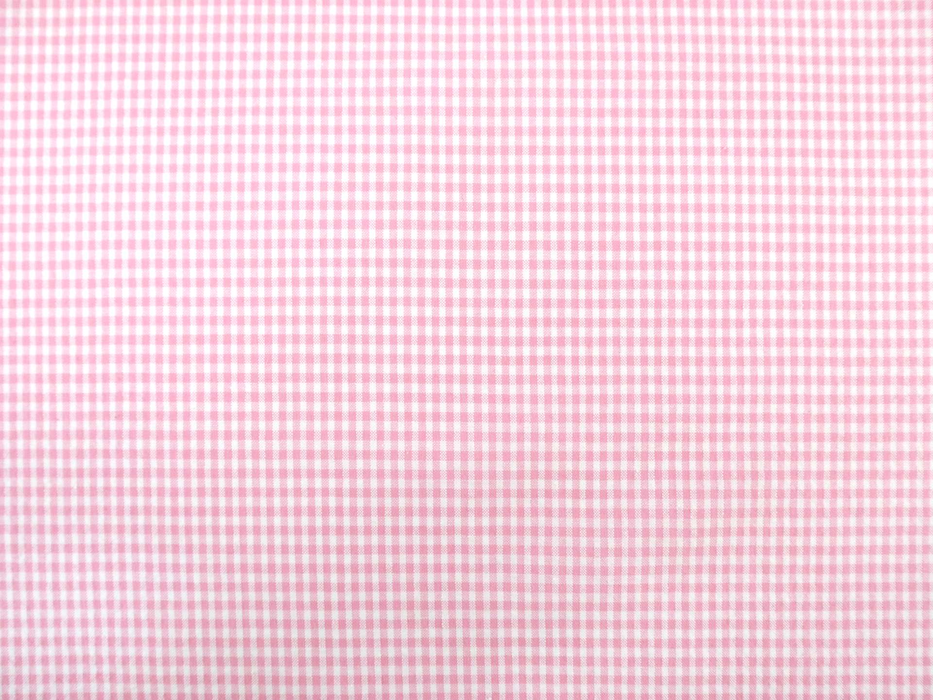 1/8" Cotton Seersucker Check in Pink