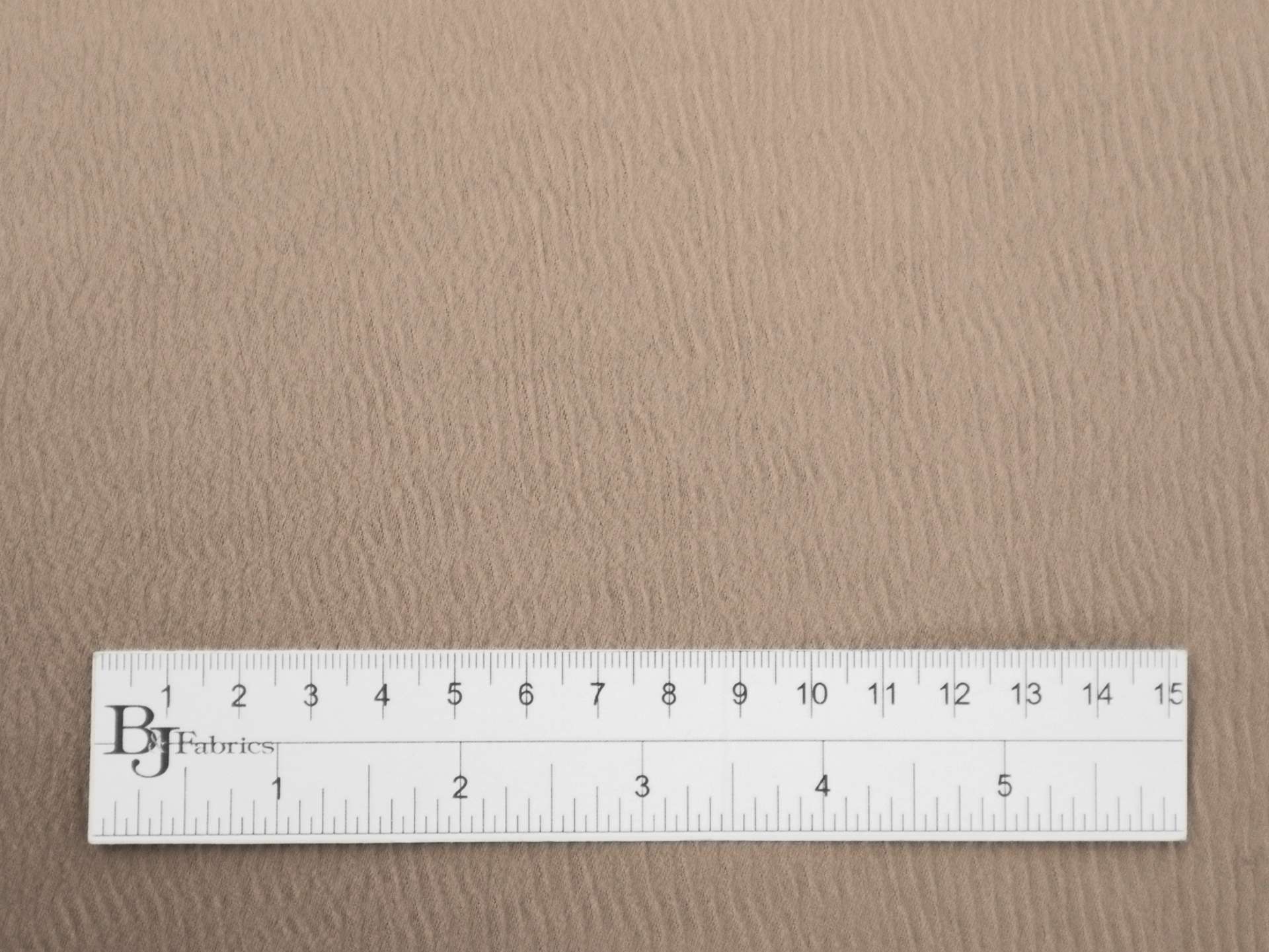 Double Face Triacetate Polyester Blend Ripple Satin in Taupe