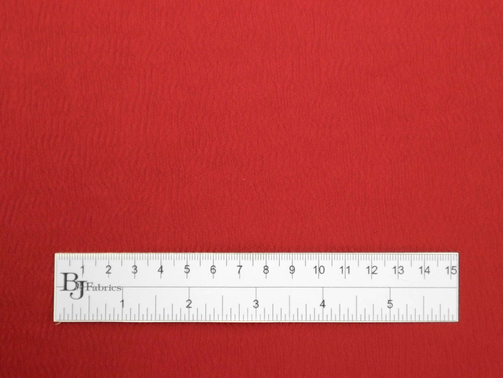 Double Face Triacetate Polyester Blend Ripple Satin in Red