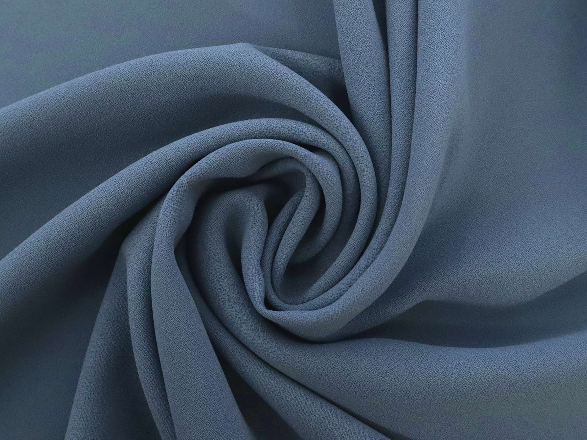 Polyester Crepe in Powder Blue