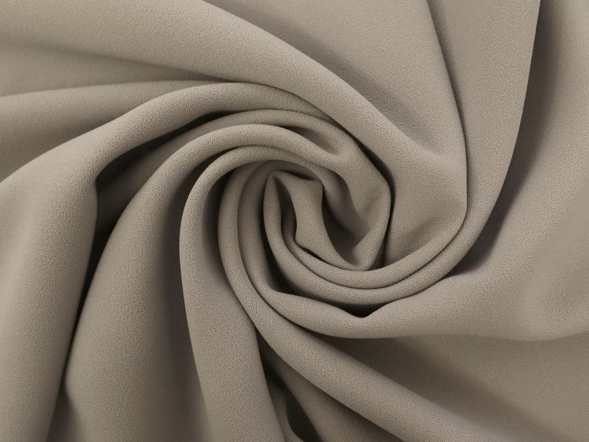 Polyester Crepe in Grey