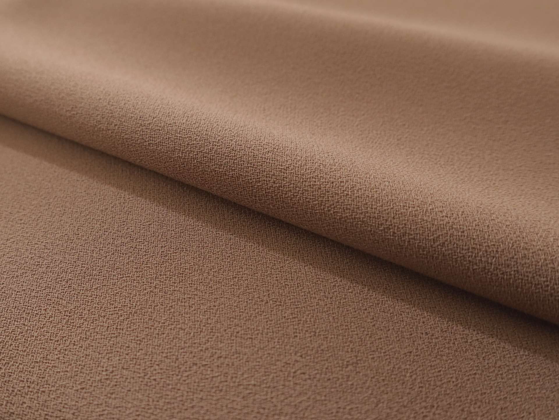 Polyester Crepe in Brown