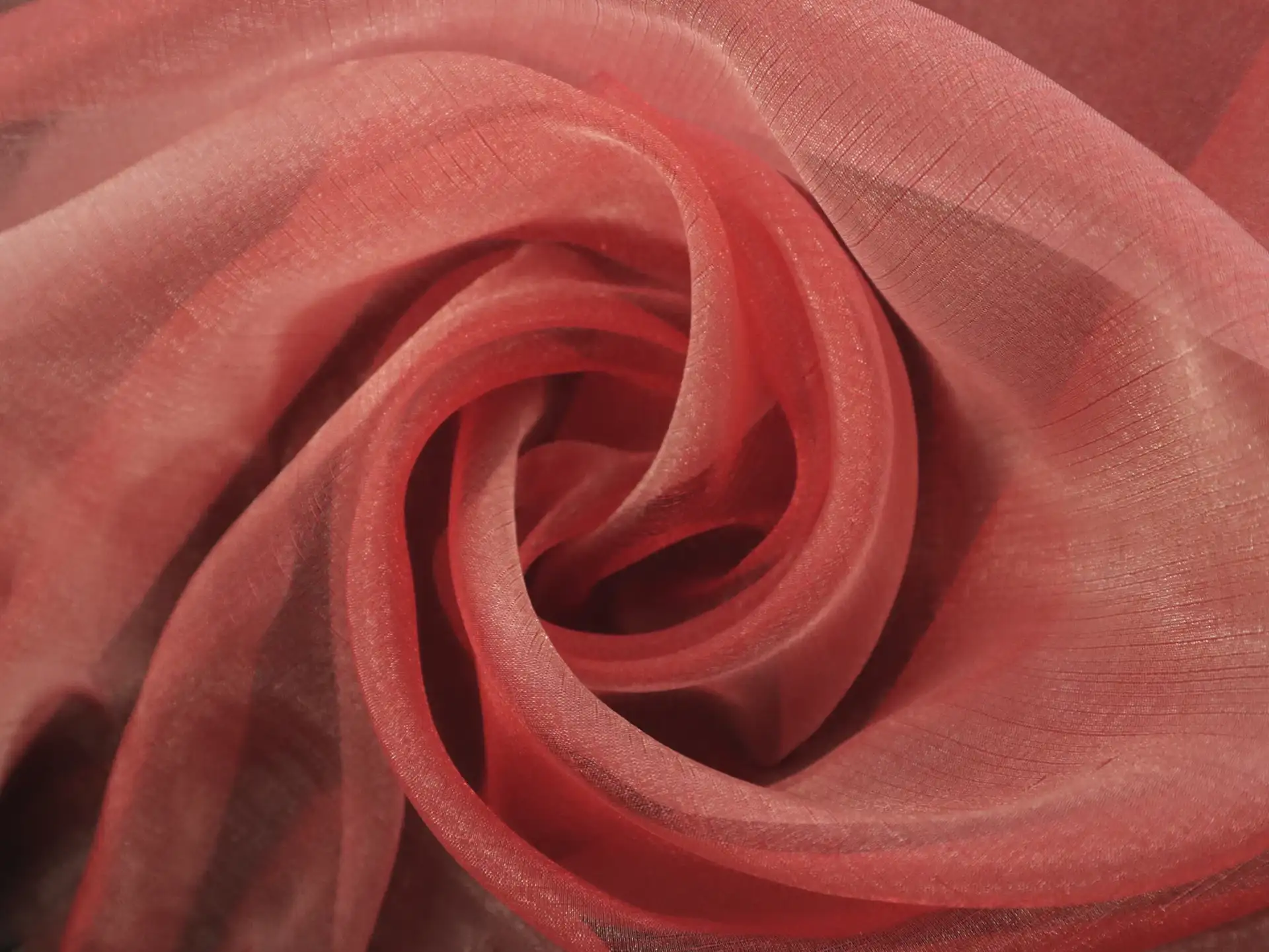 Sparkle Sheer Organza in Peach