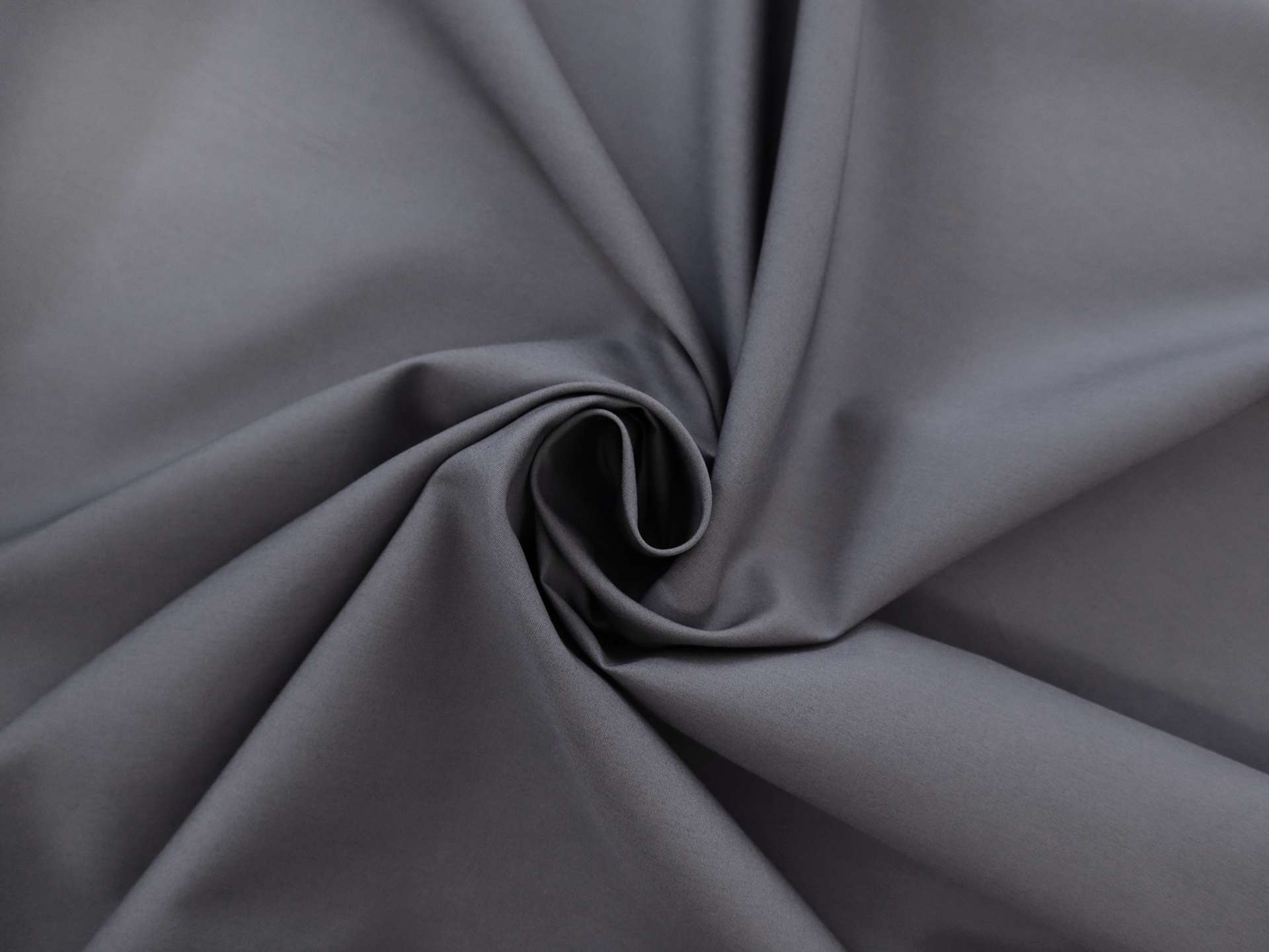 Japanese Cotton Broadcloth in Dark Grey