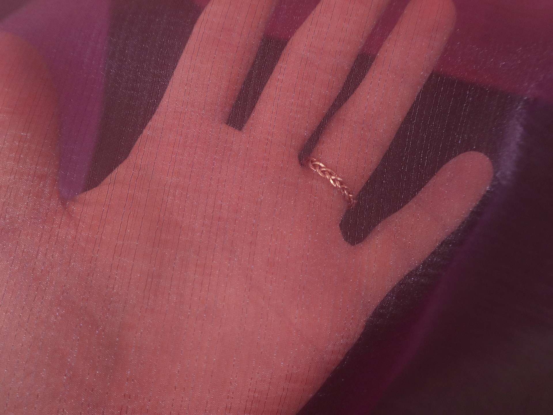 Sparkle Sheer Organza in Fuchsia