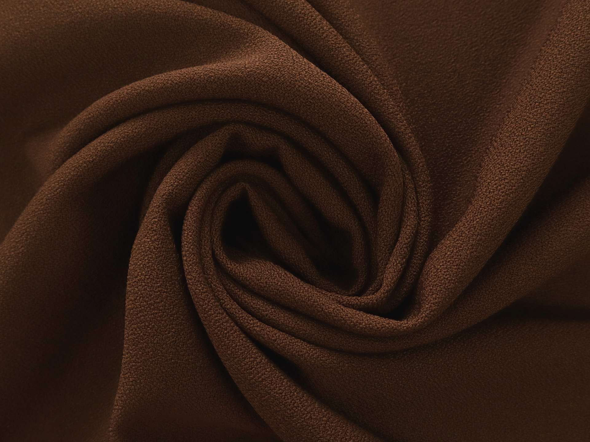 Triacetate Blend Pebble Crepe in Brown