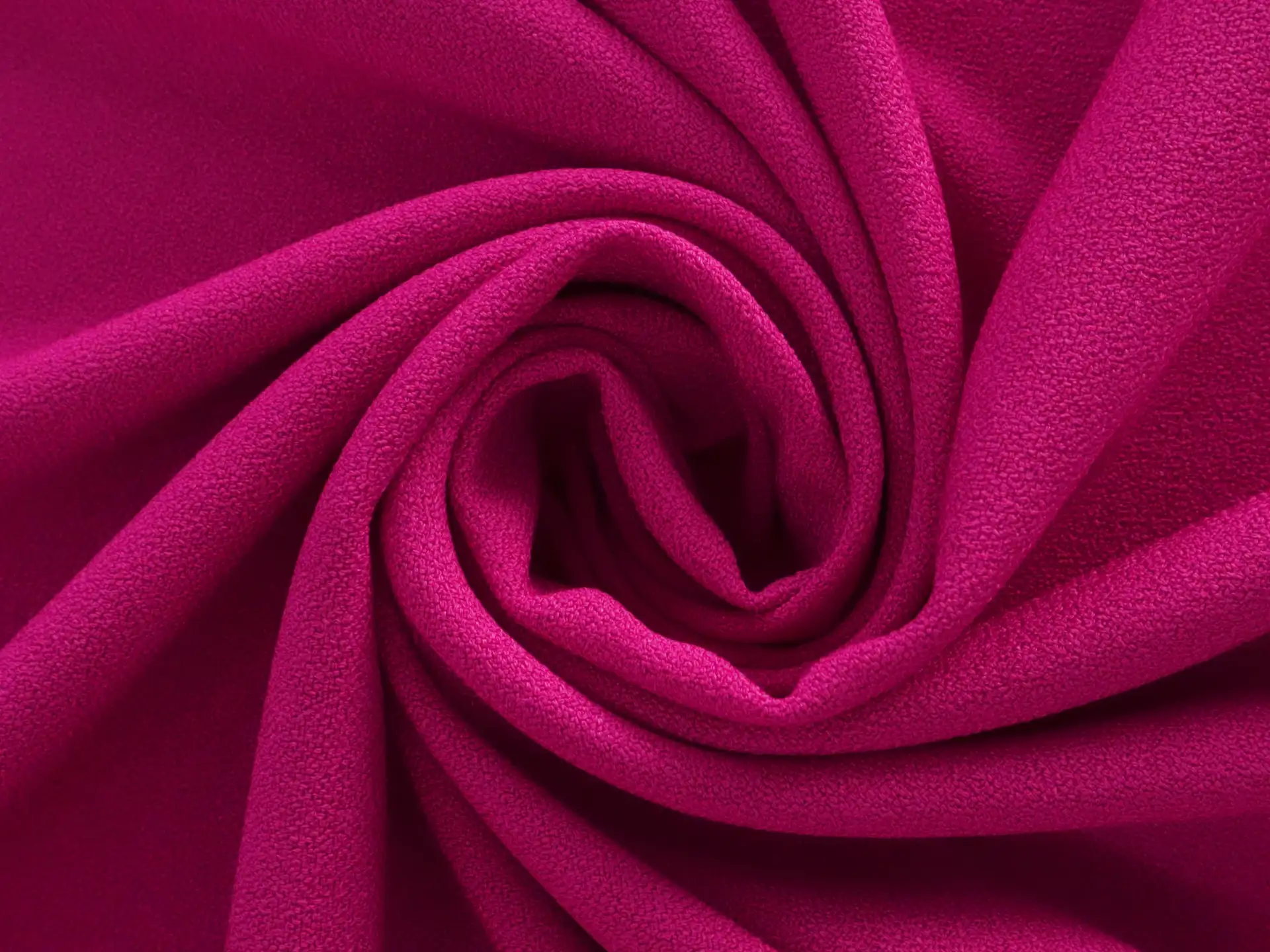Triacetate Blend Pebble Crepe in Fuchsia