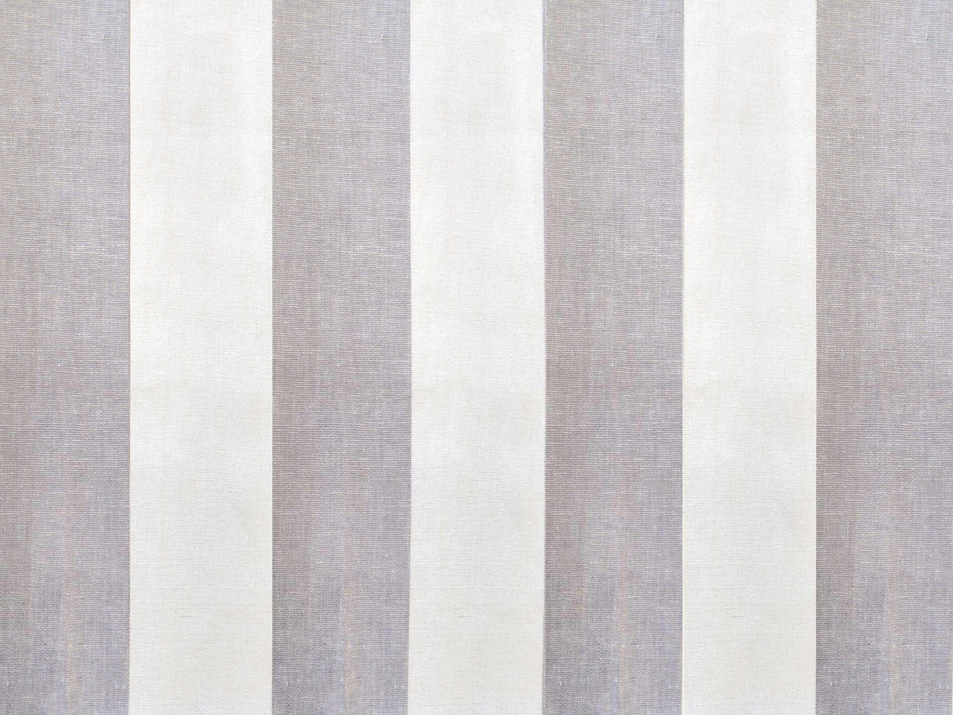 Linen Upholstery Metallic Stripe in Gold Grey